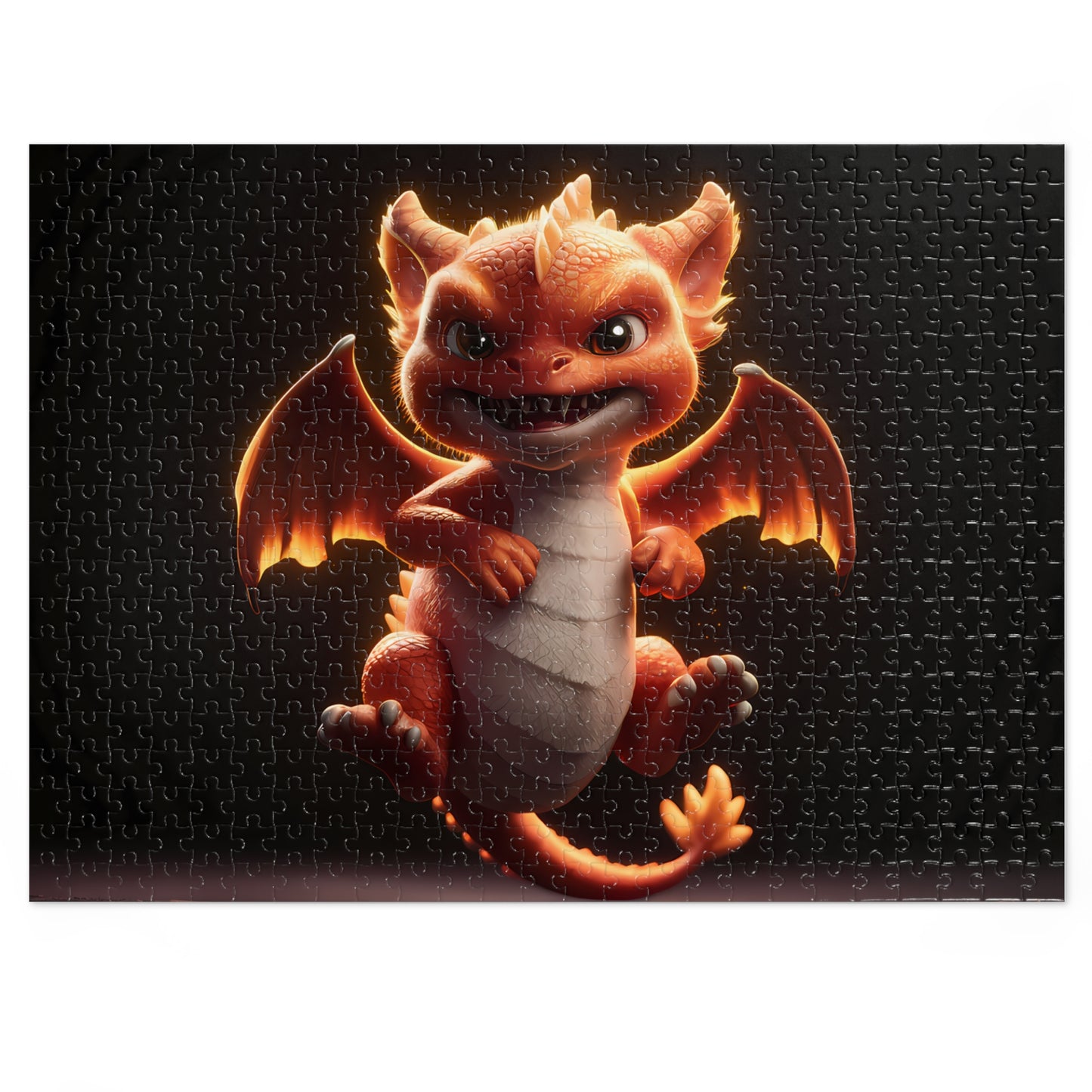 "Fierce Little Flame" - Jigsaw Puzzle (30, 110, 252, 500,1000-Piece)