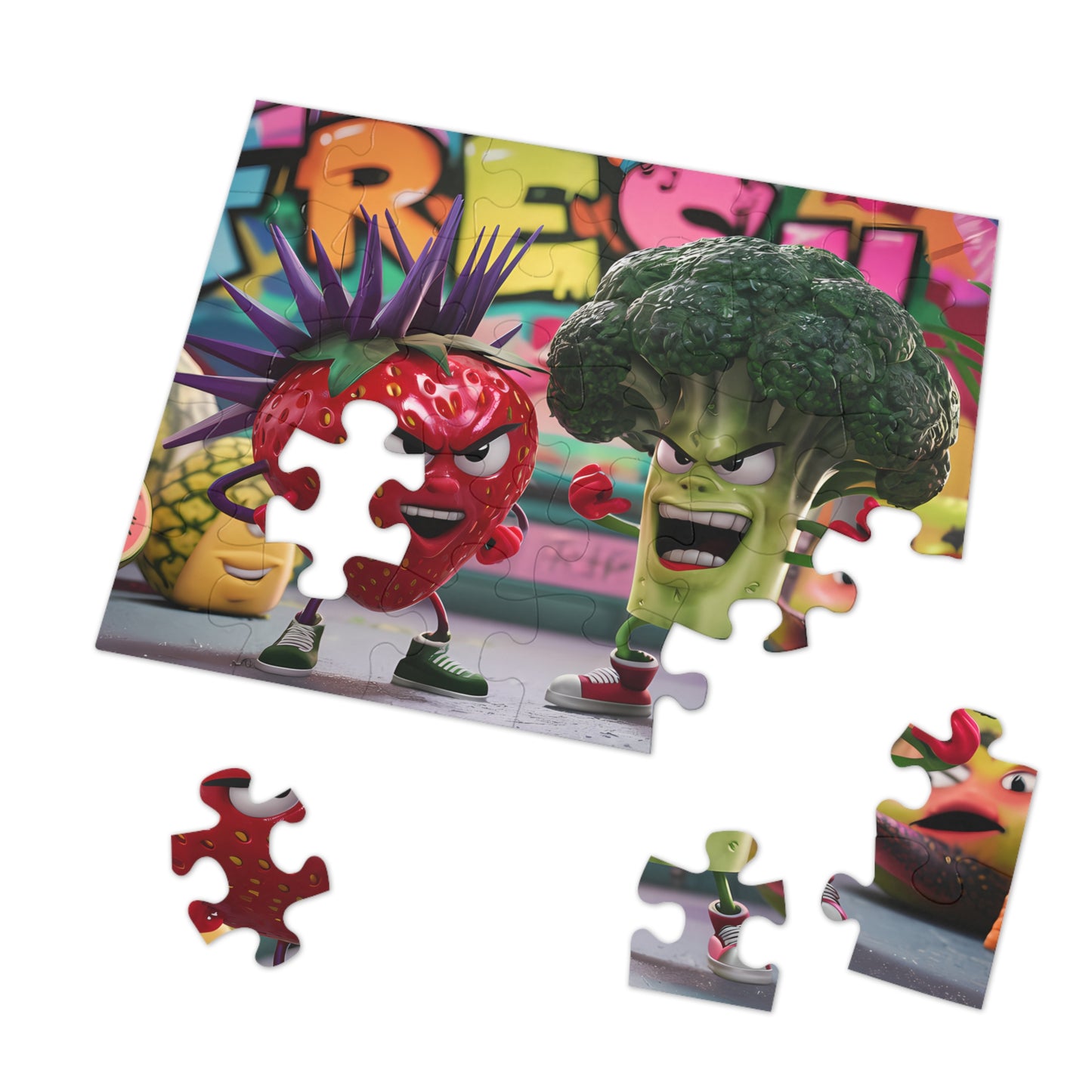 Fresh Rivals Showdown - Jigsaw Puzzle (30, 110, 252, 500,1000-Piece)