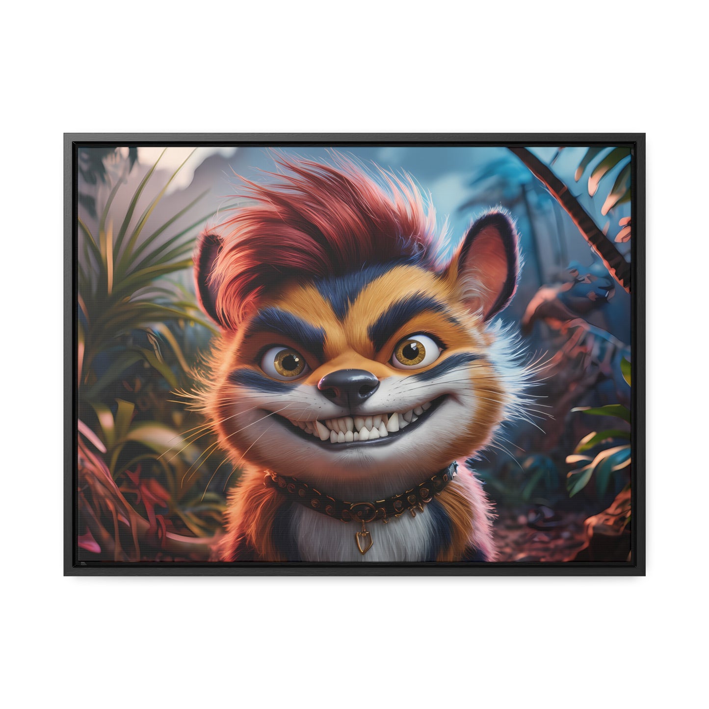 Rebel in the Jungle - Gallery Canvas Wraps, Horizontal Frame
