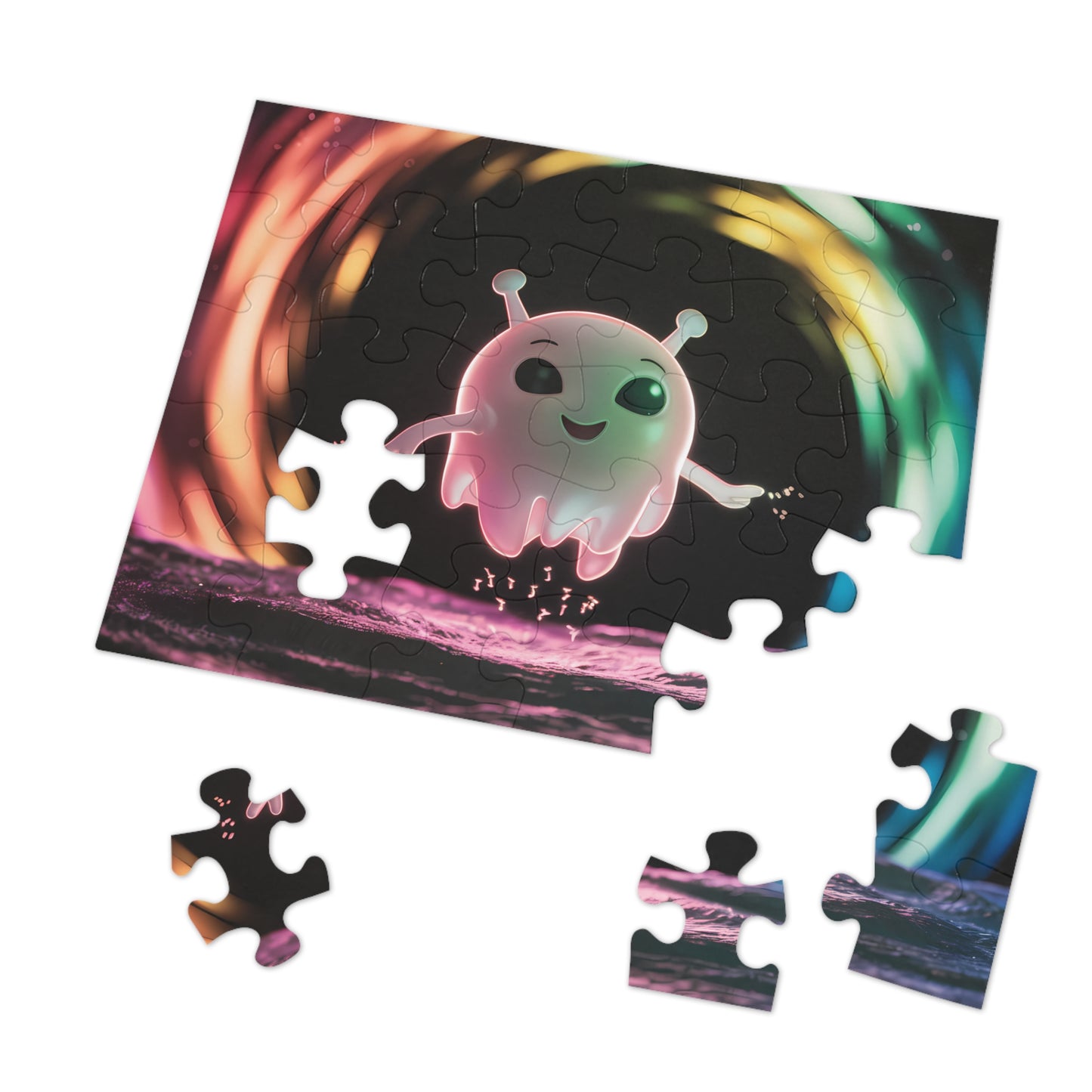 Cosmic Jellybean Adventure - Jigsaw Puzzle (30, 110, 252, 500,1000-Piece)