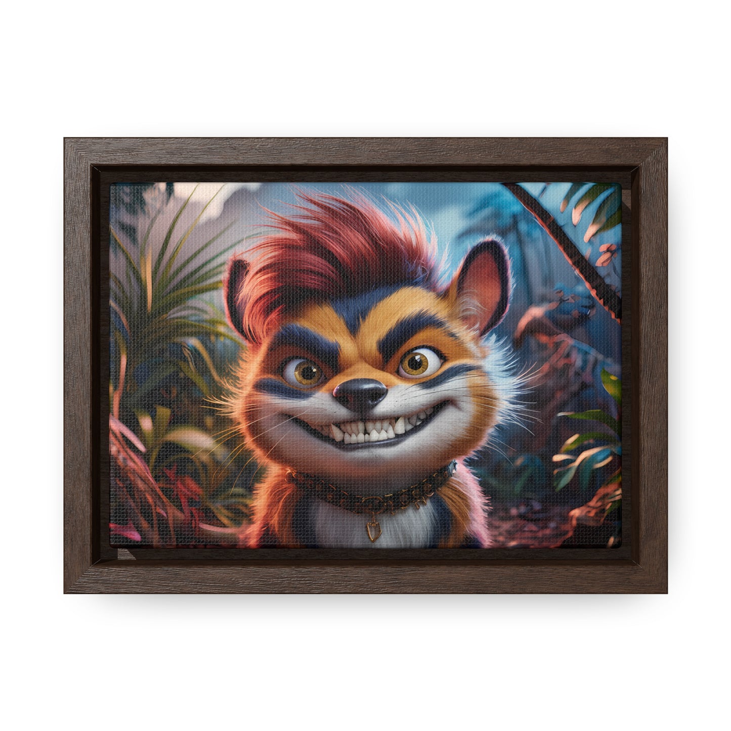 Rebel in the Jungle - Gallery Canvas Wraps, Horizontal Frame
