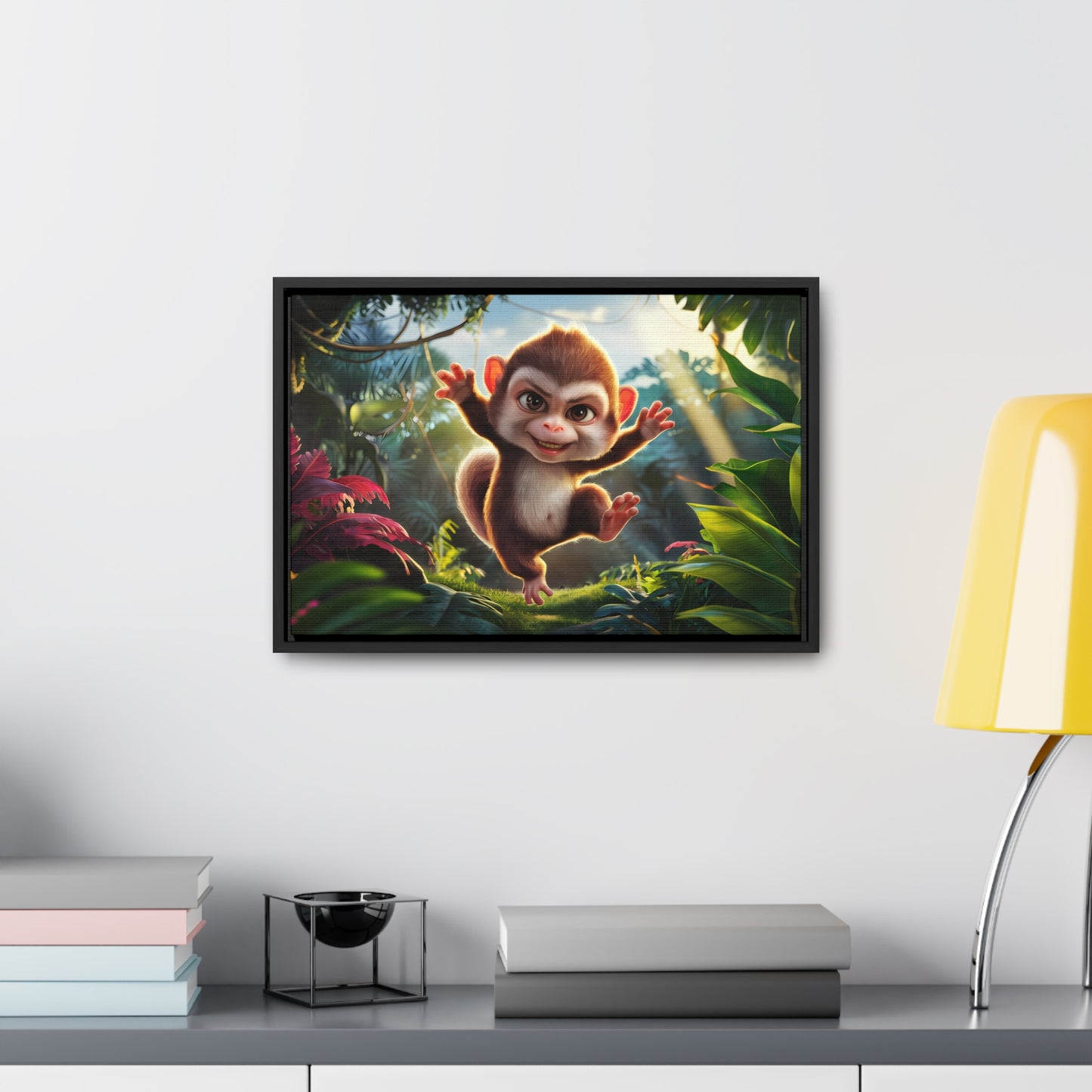 Jungle Joy - Gallery Canvas Wraps, Horizontal Frame