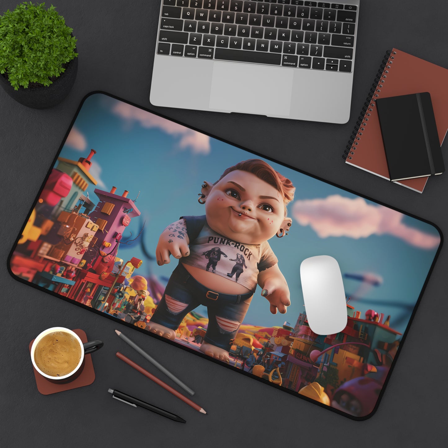 Punk Rock Baby Giant - Desk Mat