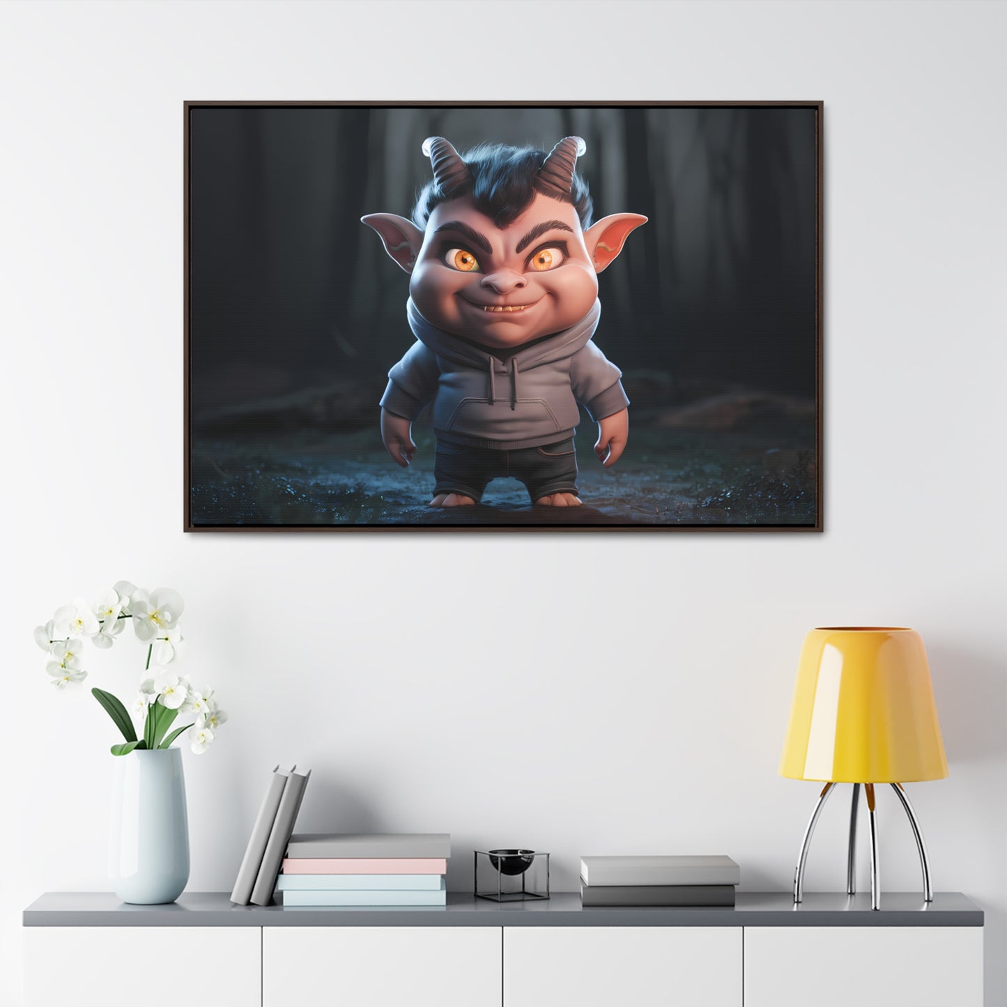 "Forest Mischief" - Gallery Canvas Wraps, Horizontal Frame
