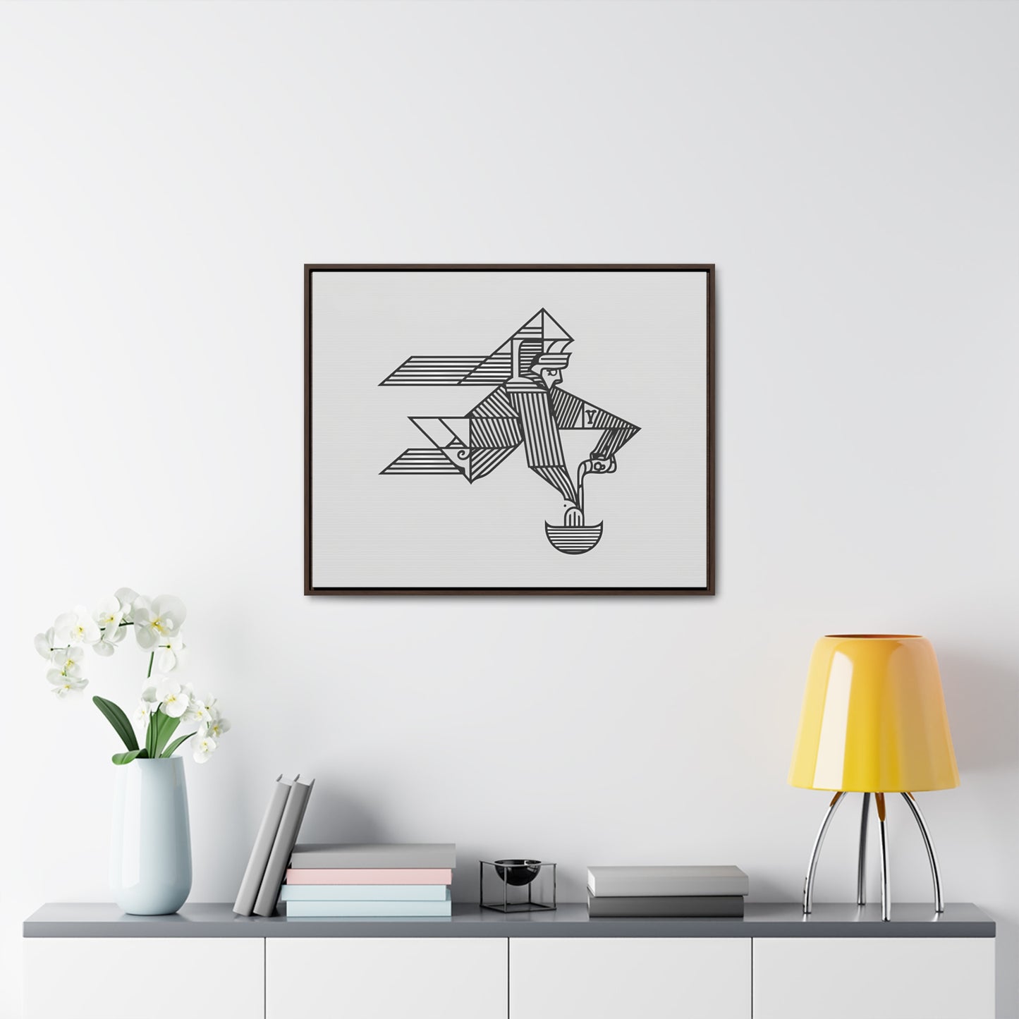 "The Water Bearer" - Gallery Canvas Wraps, Horizontal Frame