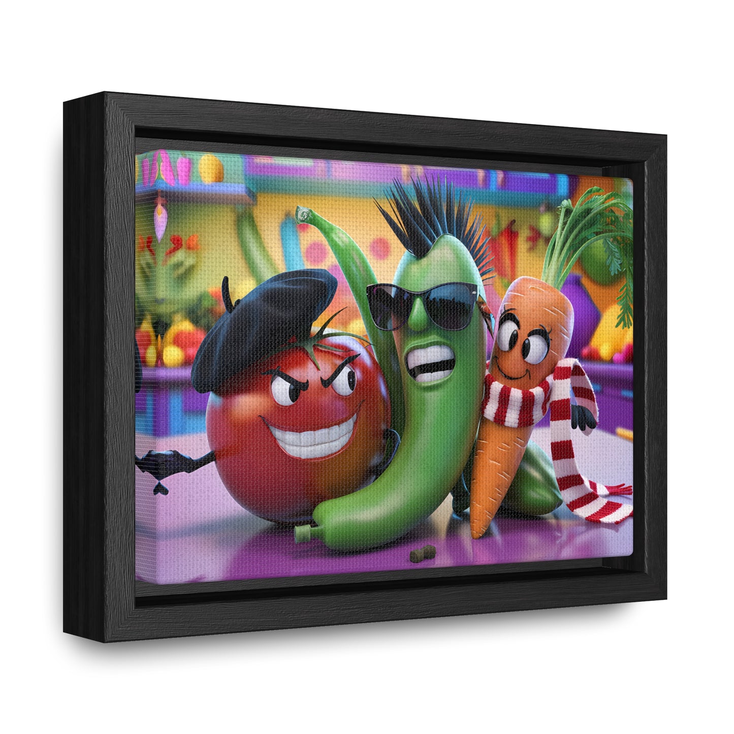 Veggie Rebels - Gallery Canvas Wraps, Horizontal Frame