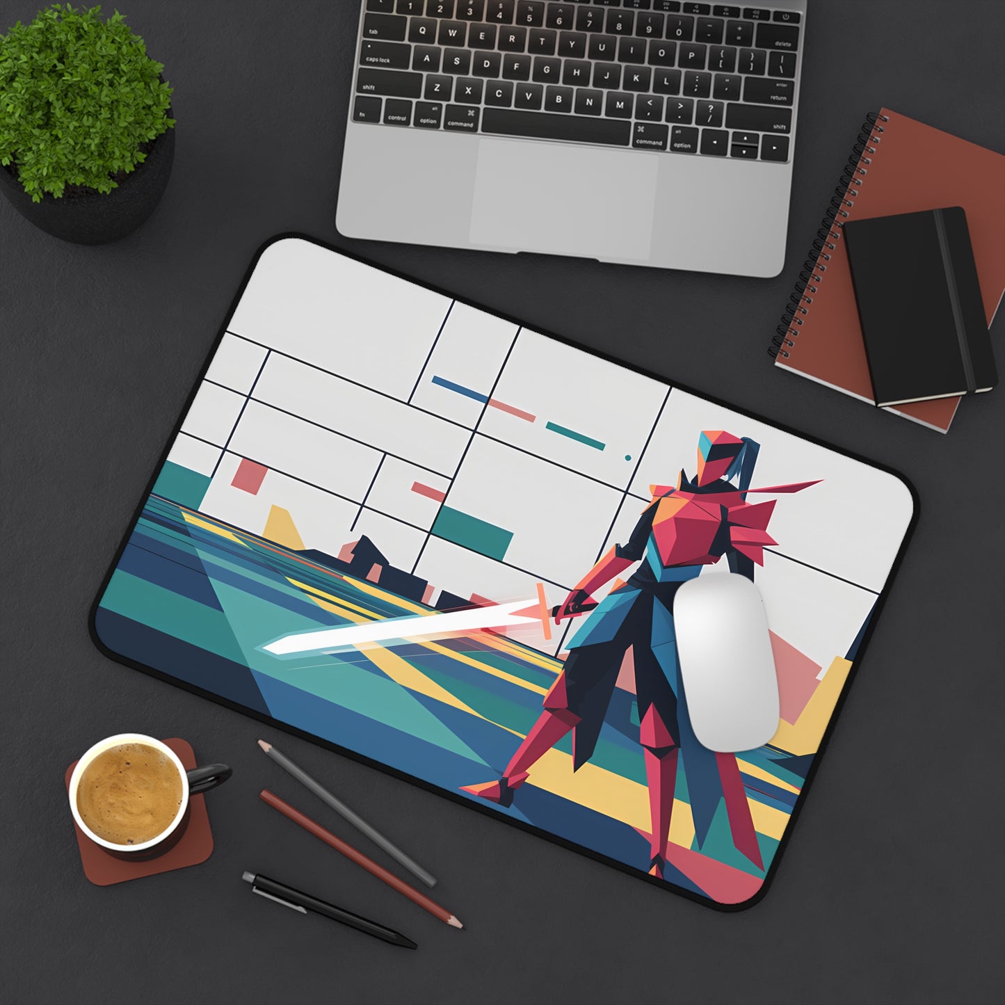 The Blade of Data Valor - Desk Mat