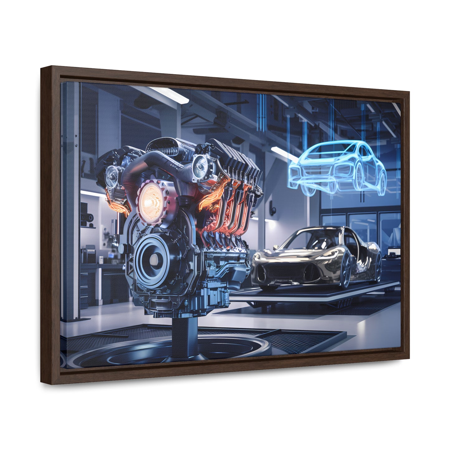 "Cutting-Edge Automotive Engineering" - Gallery Canvas Wraps, Horizontal Frame