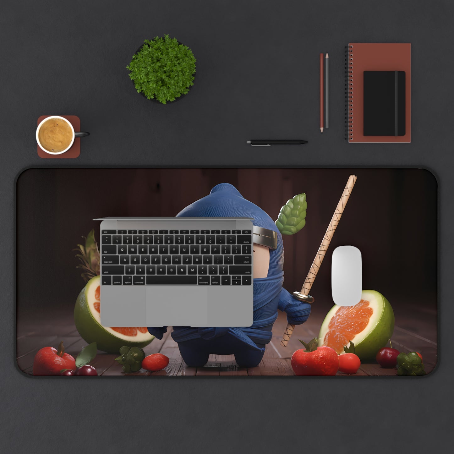 Fruit Ninja in Training - Desk Mat