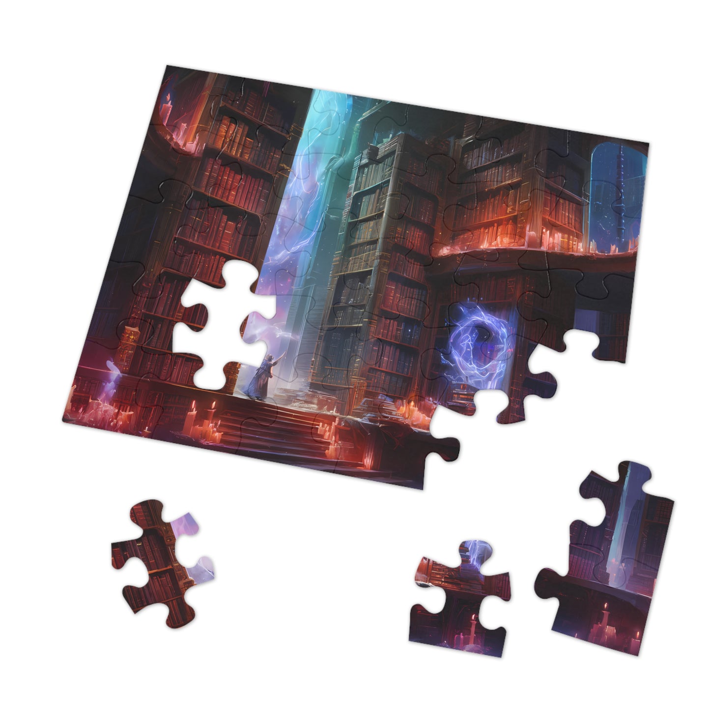 Sanctuary of Arcane Tomes - Jigsaw Puzzle (30, 110, 252, 500,1000-Piece)