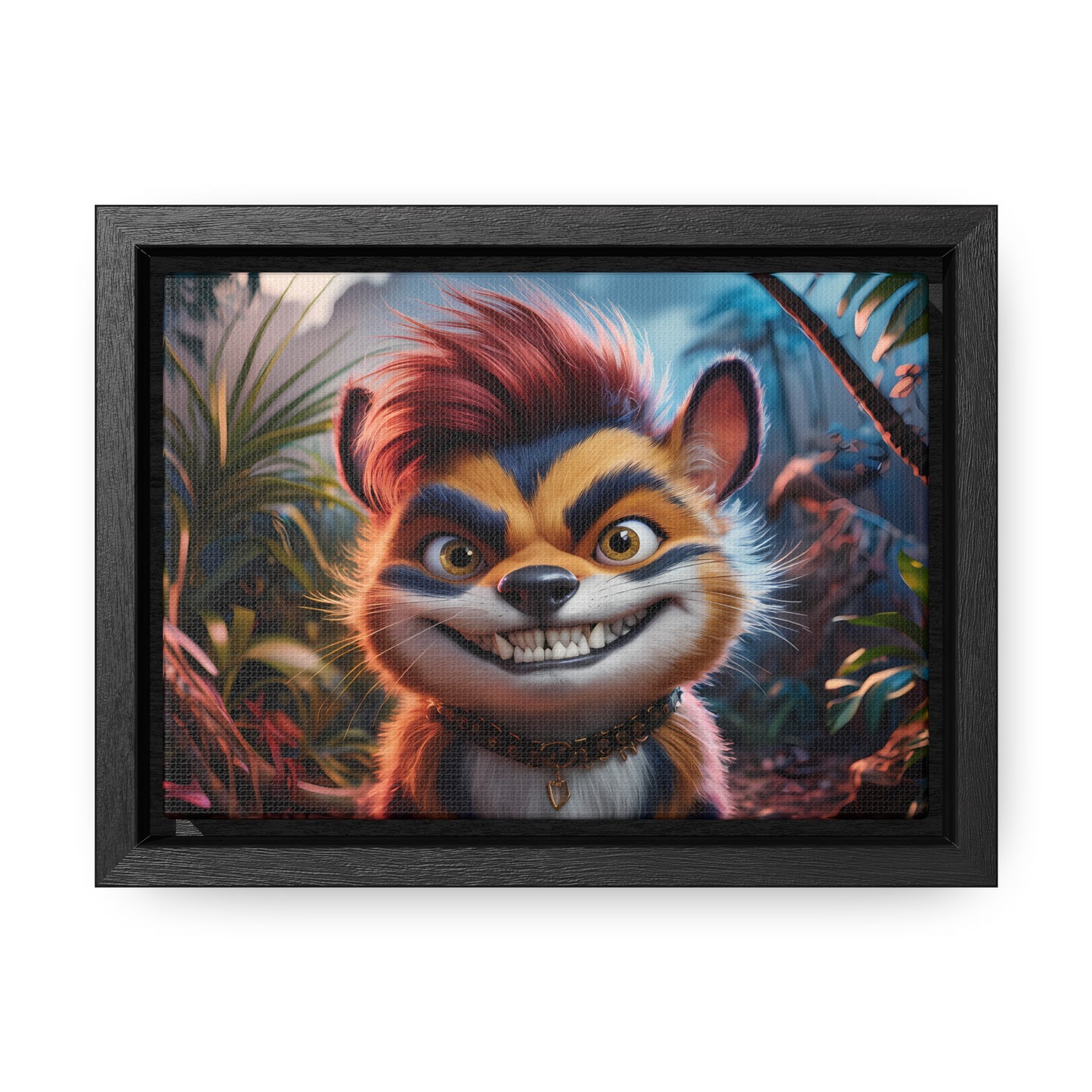 Rebel in the Jungle - Gallery Canvas Wraps, Horizontal Frame