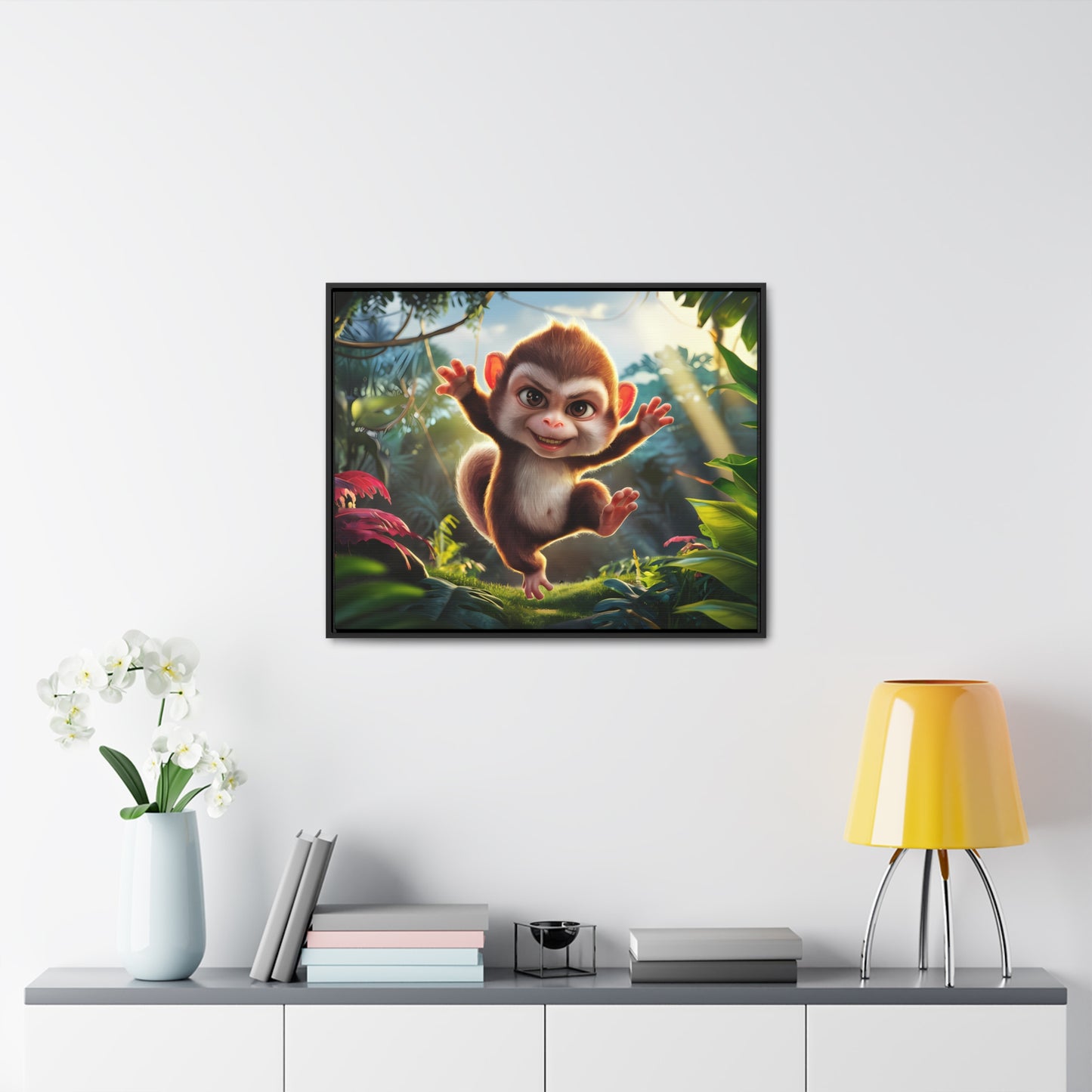 Jungle Joy - Gallery Canvas Wraps, Horizontal Frame