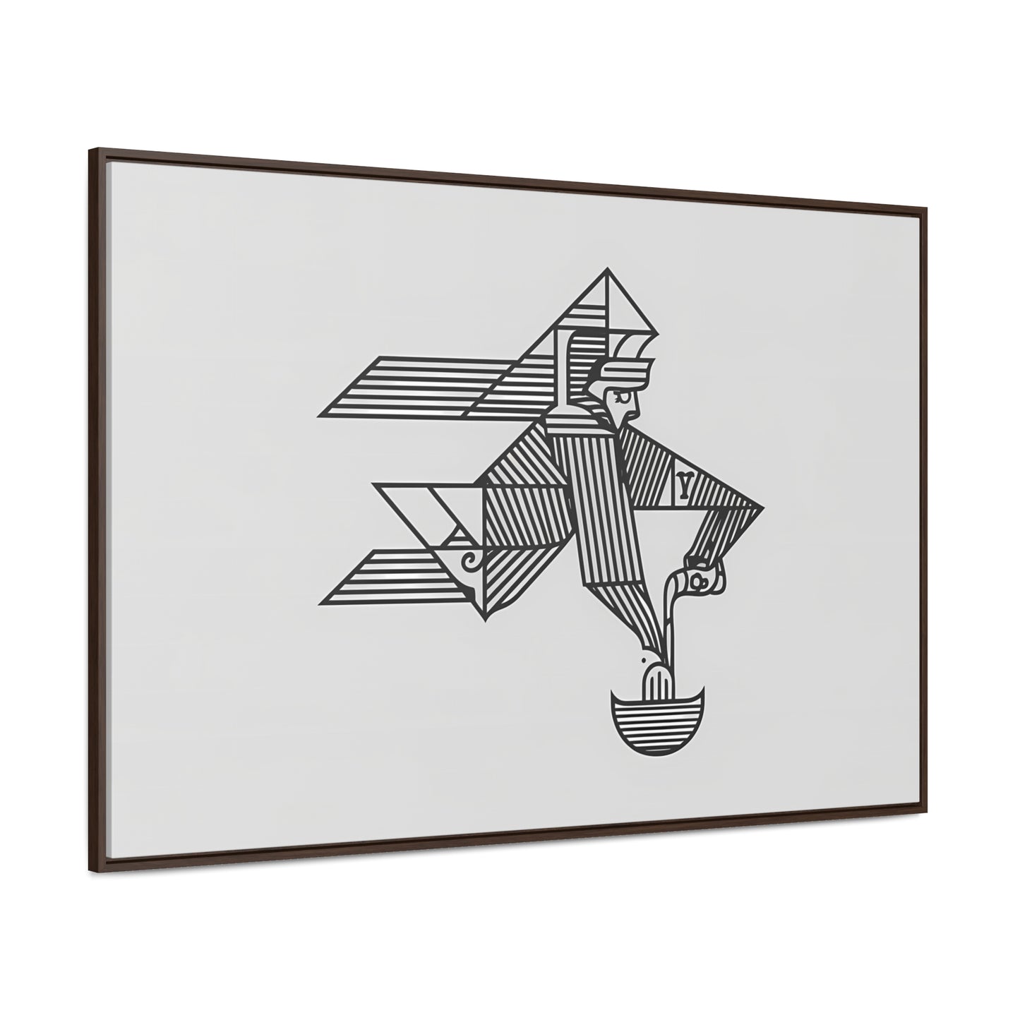 "The Water Bearer" - Gallery Canvas Wraps, Horizontal Frame