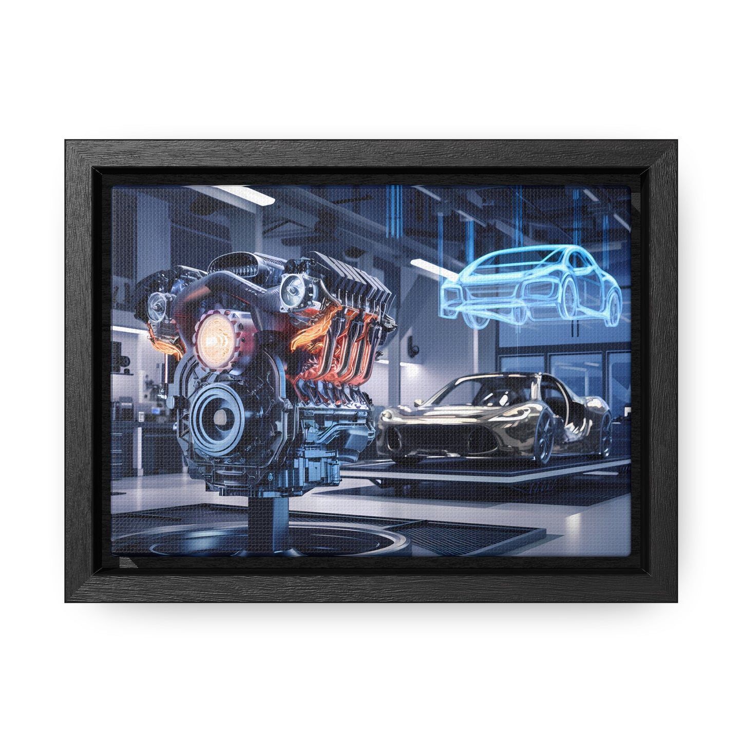 "Cutting-Edge Automotive Engineering" - Gallery Canvas Wraps, Horizontal Frame
