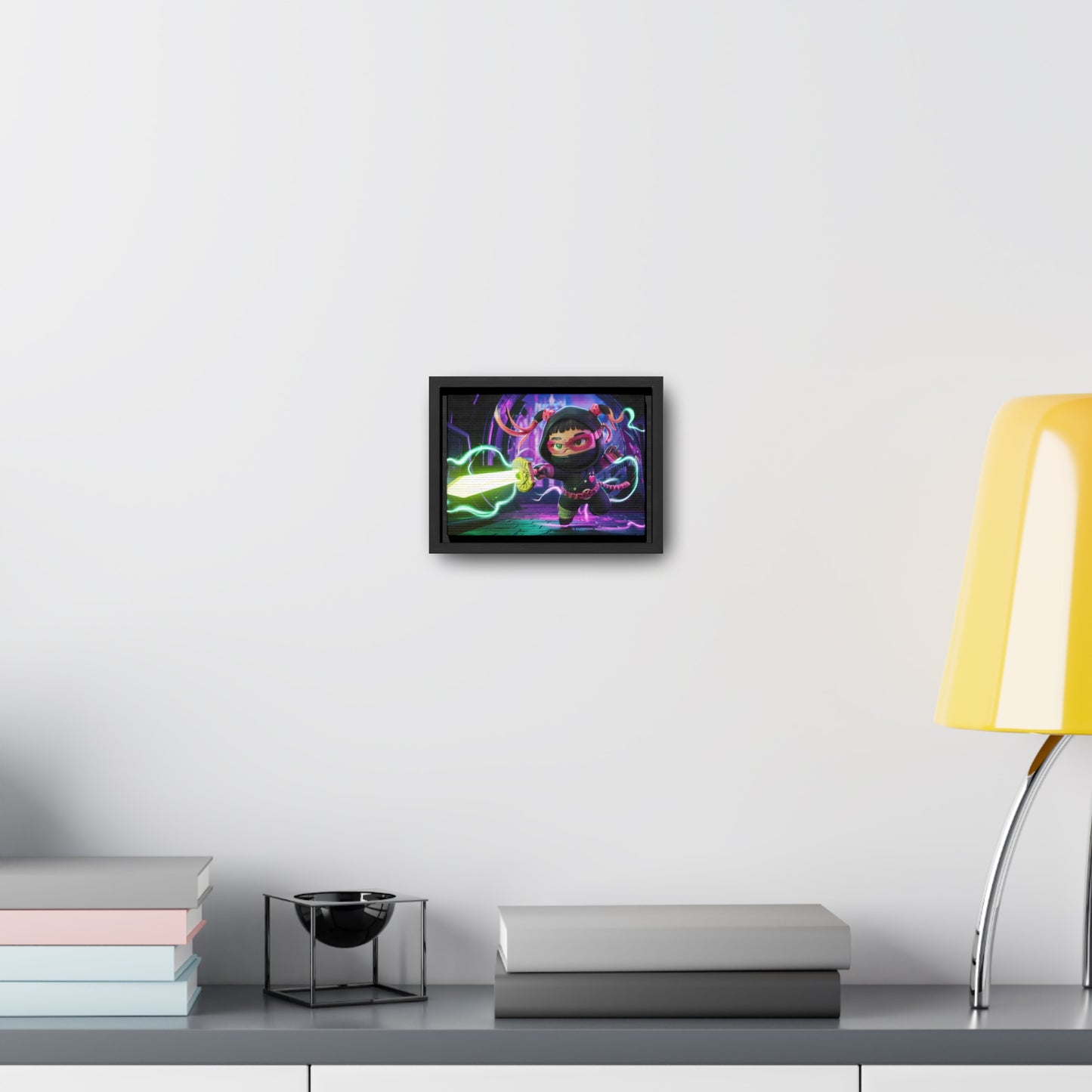 Neon Ninja Unleashed - Gallery Canvas Wraps, Horizontal Frame