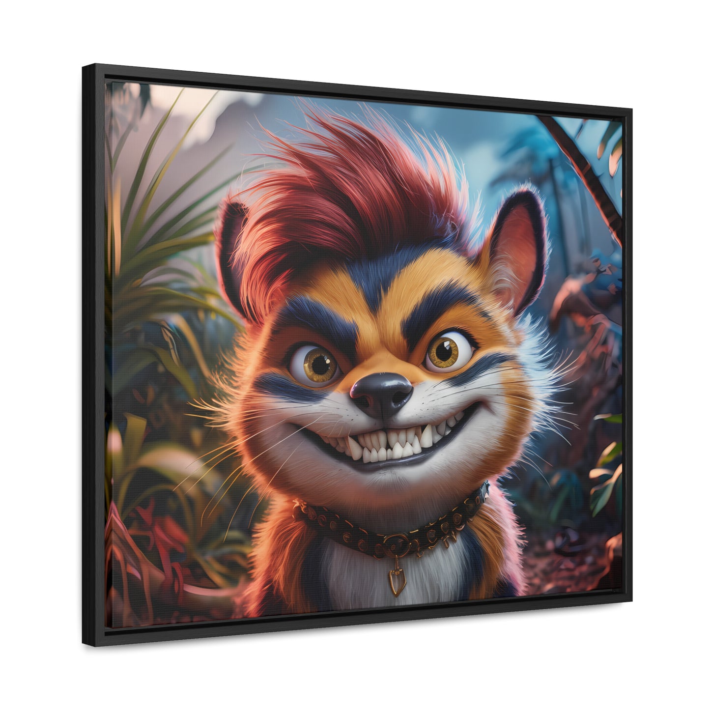 Rebel in the Jungle - Gallery Canvas Wraps, Horizontal Frame