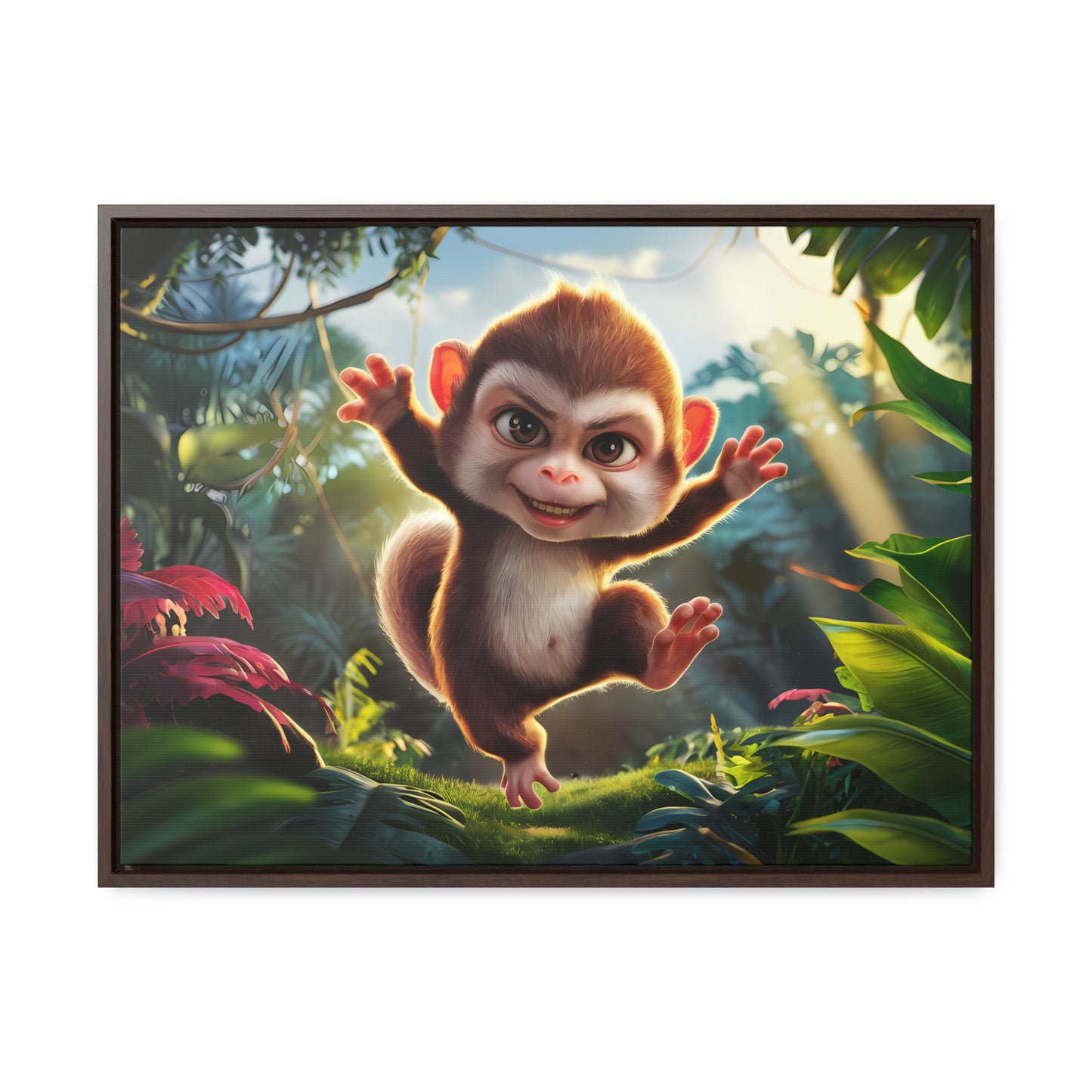 Jungle Joy - Gallery Canvas Wraps, Horizontal Frame