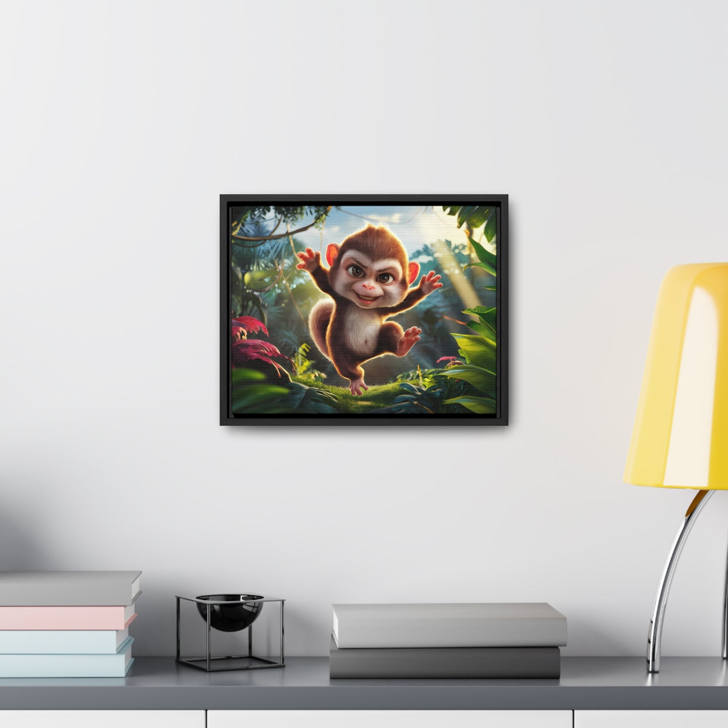 Jungle Joy - Gallery Canvas Wraps, Horizontal Frame