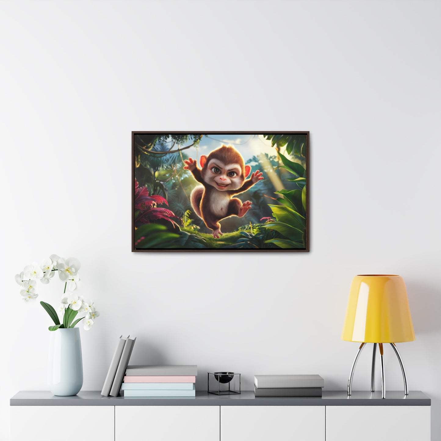 Jungle Joy - Gallery Canvas Wraps, Horizontal Frame
