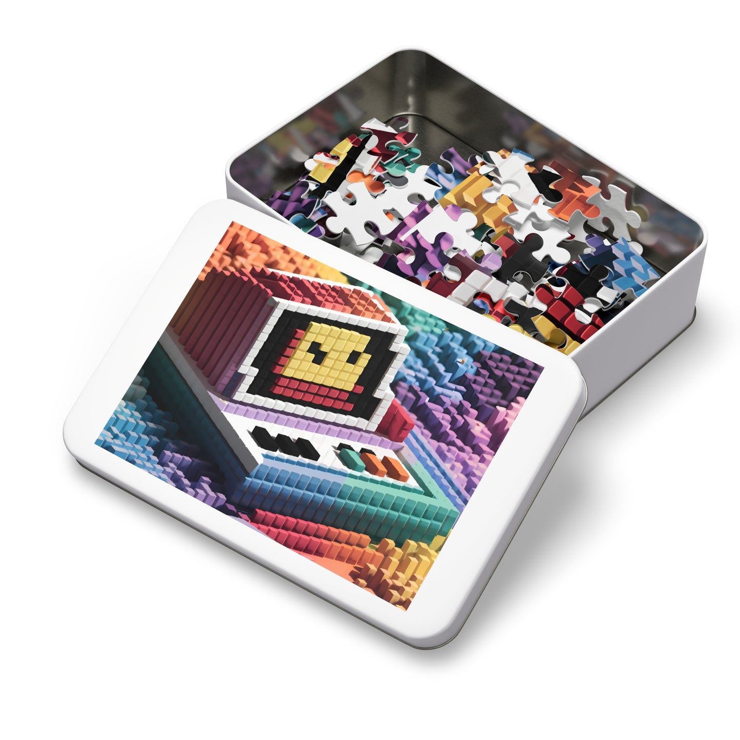 Pixelated Retro Vibes - Jigsaw Puzzle (30, 110, 252, 500,1000-Piece)
