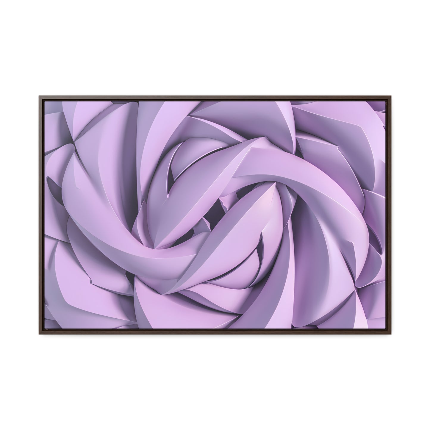 Spiral Petals - Gallery Canvas Wraps, Horizontal Frame