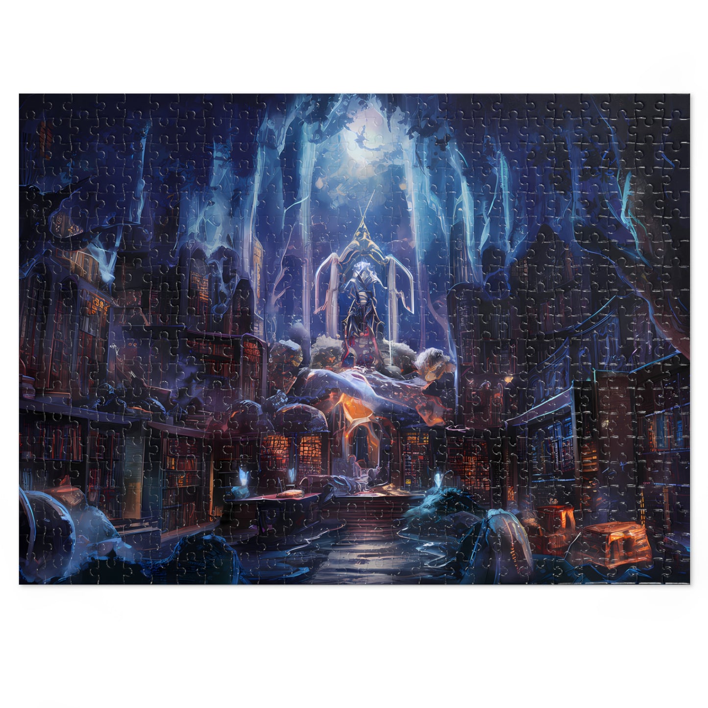 Sanctuary of Forgotten Knowledge - Jigsaw Puzzle (30, 110, 252, 500,1000-Piece)