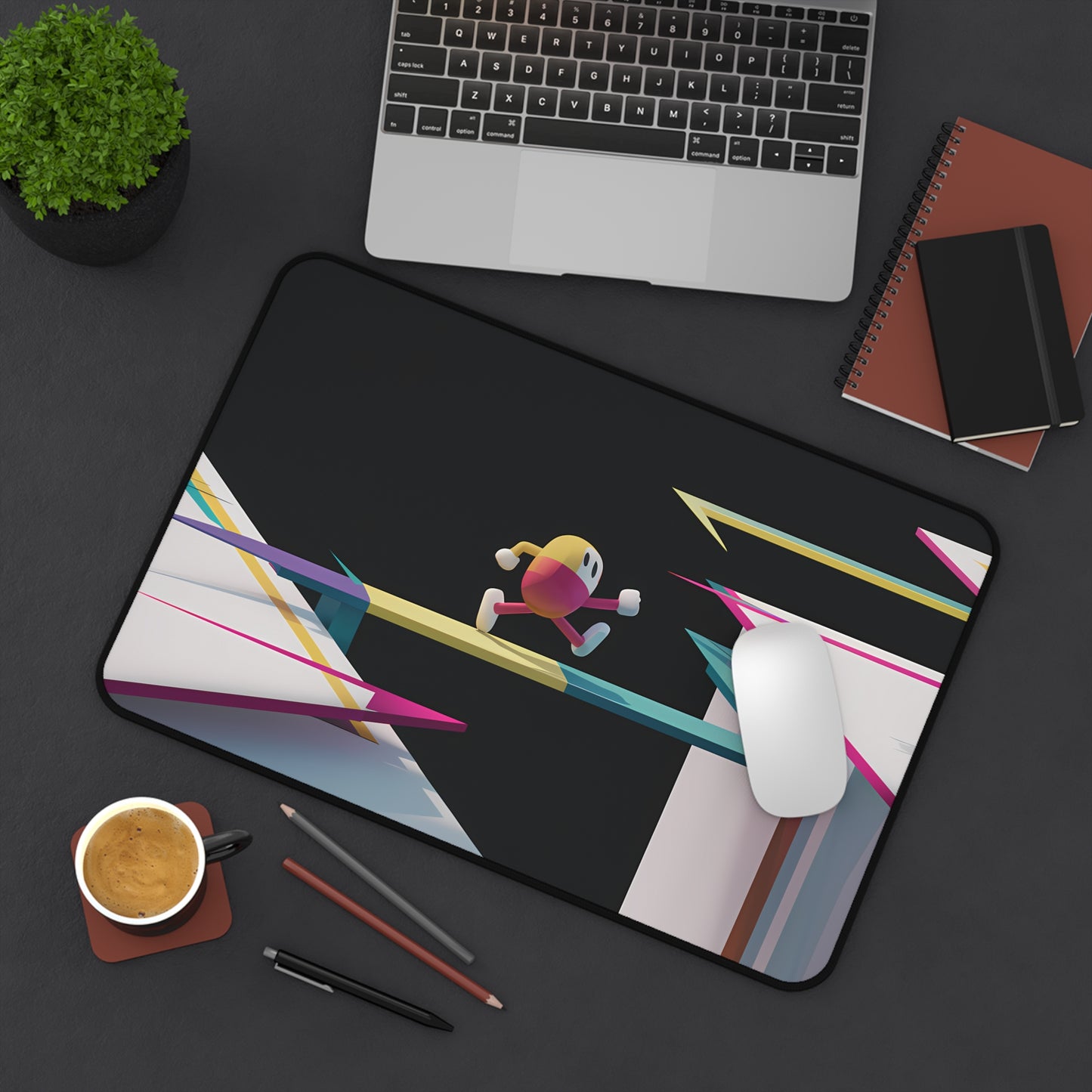 Leap of Color - Desk Mat