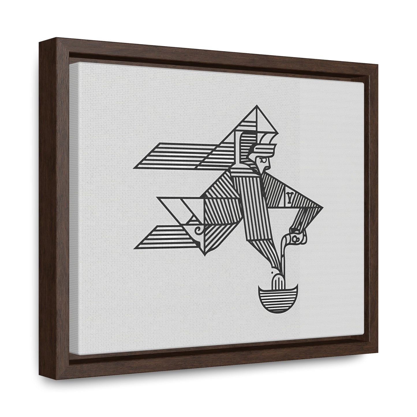 "The Water Bearer" - Gallery Canvas Wraps, Horizontal Frame