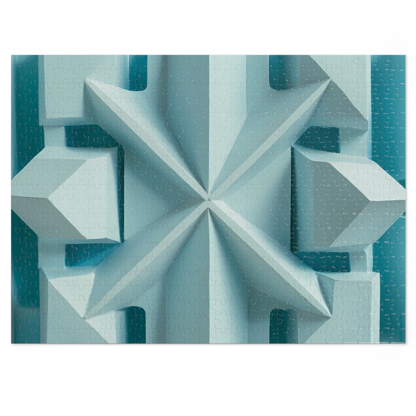 Geometric Frost - Jigsaw Puzzle (30, 110, 252, 500,1000-Piece)