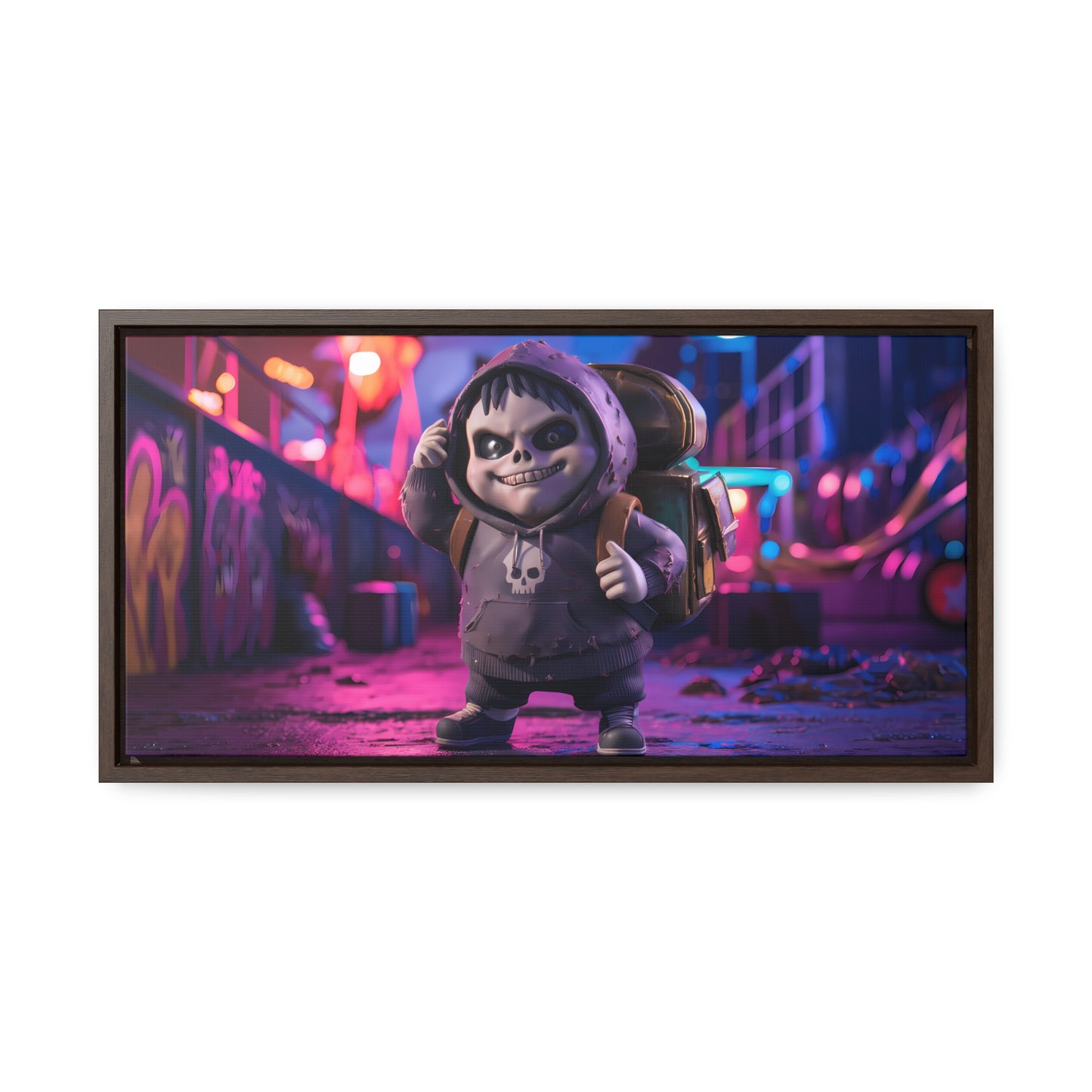 Midnight Mischief - Gallery Canvas Wraps, Horizontal Frame