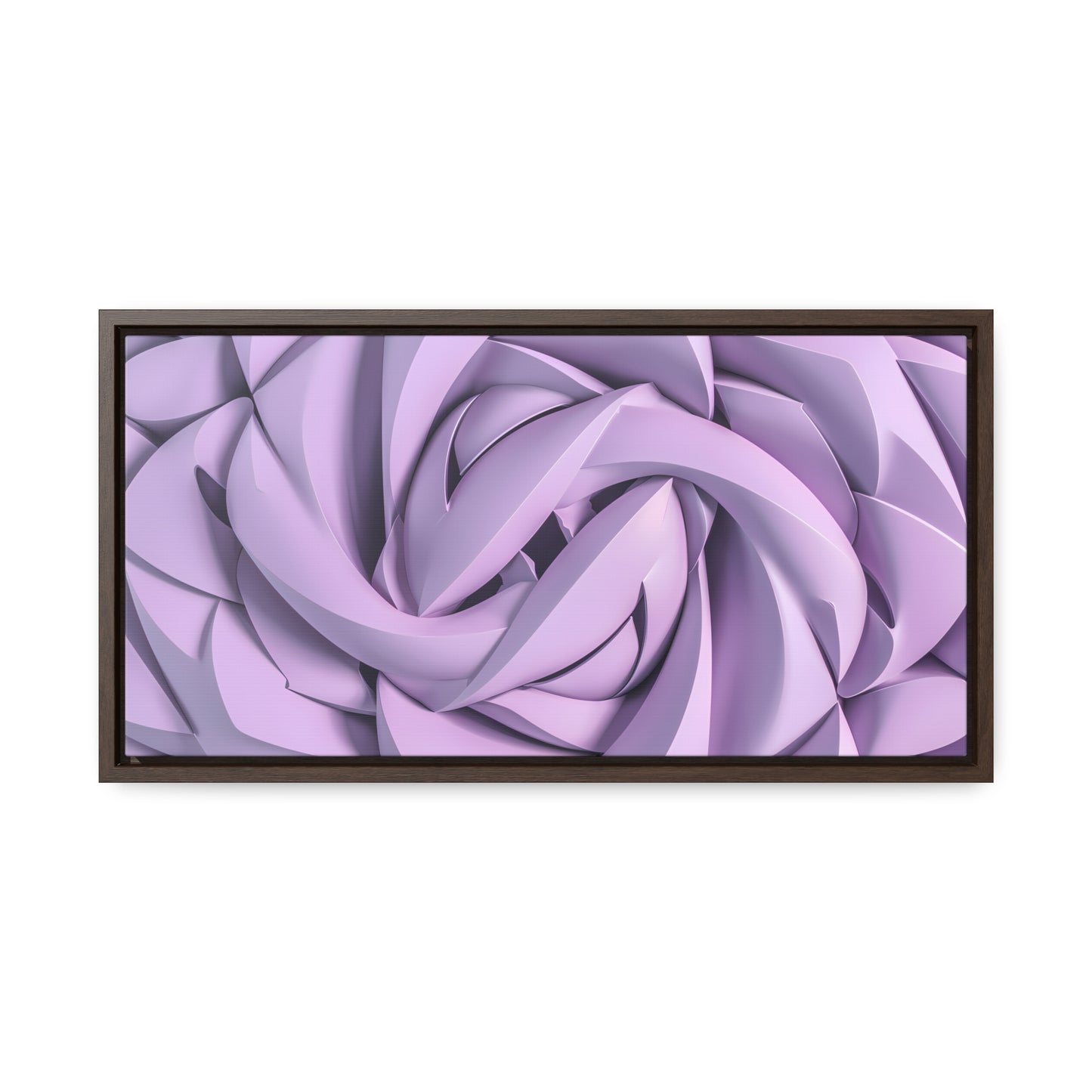 Spiral Petals - Gallery Canvas Wraps, Horizontal Frame
