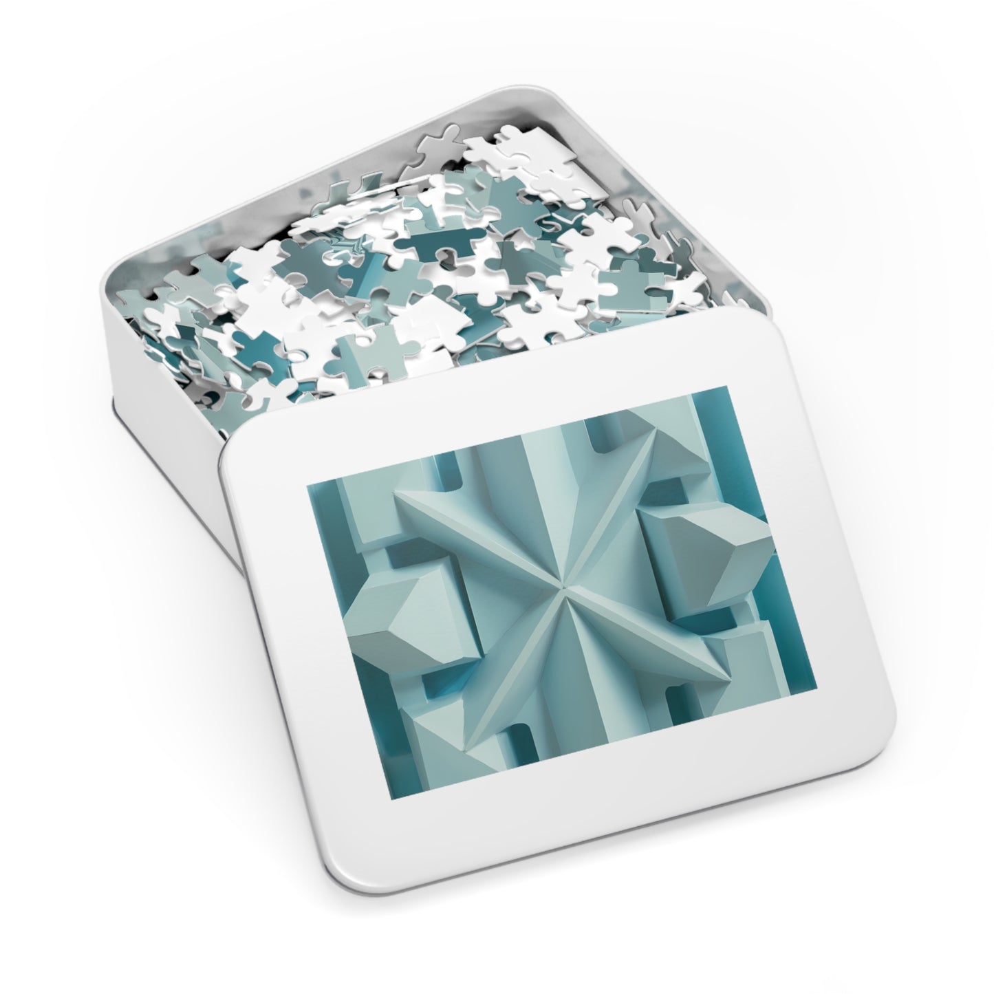 Geometric Frost - Jigsaw Puzzle (30, 110, 252, 500,1000-Piece)