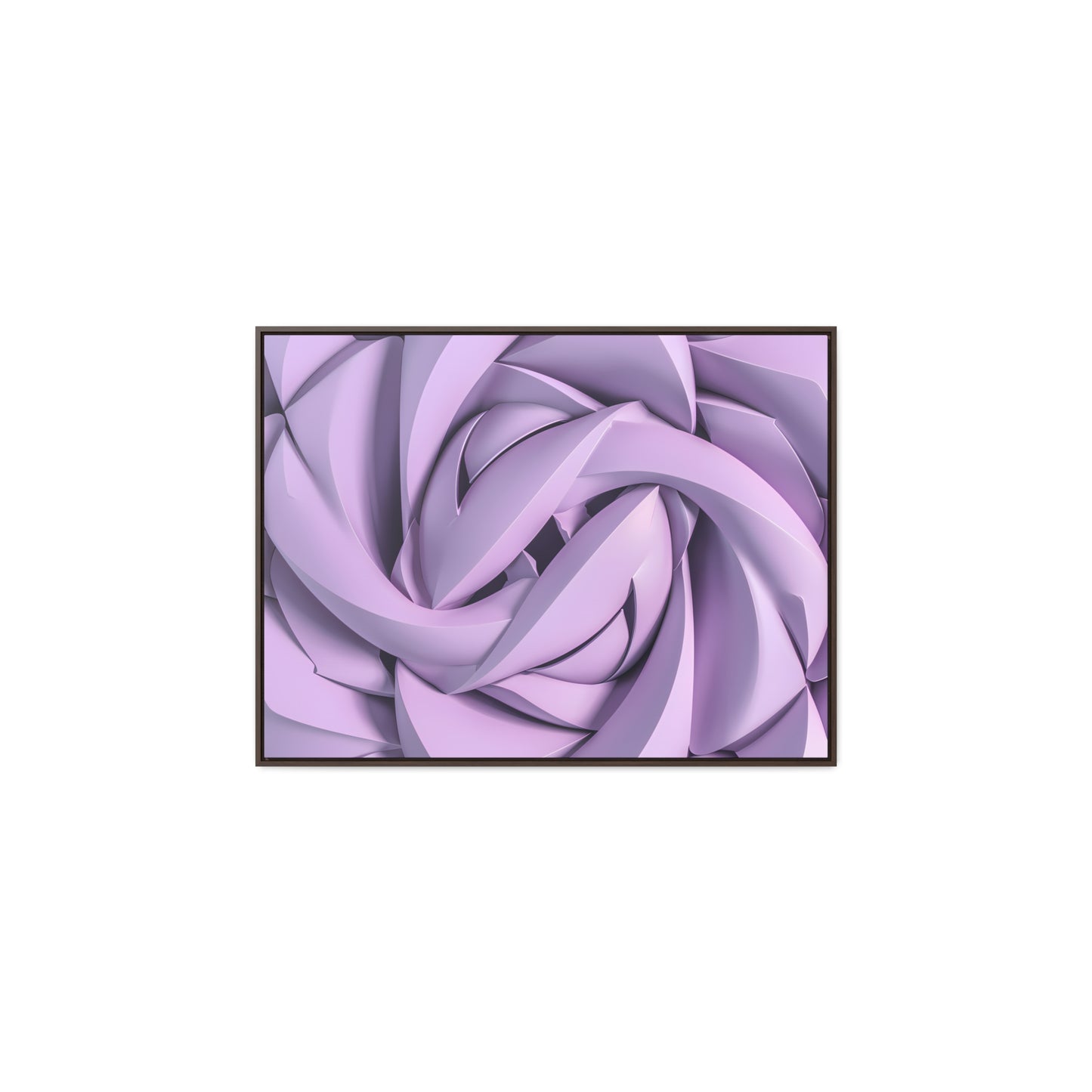 Spiral Petals - Gallery Canvas Wraps, Horizontal Frame