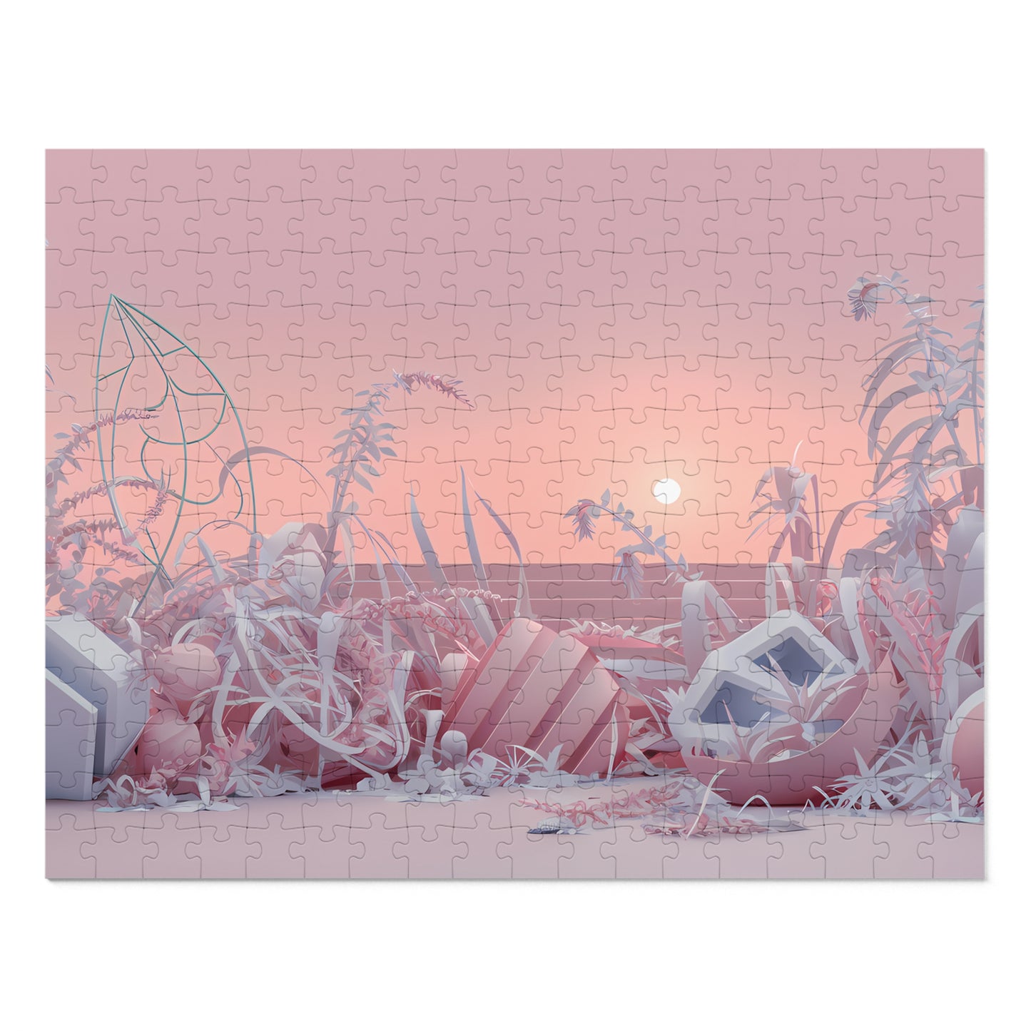 Ephemeral Garden at Dusk - Jigsaw Puzzle (30, 110, 252, 500,1000-Piece)