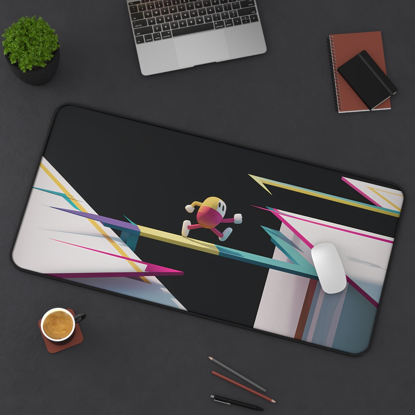 Leap of Color - Desk Mat