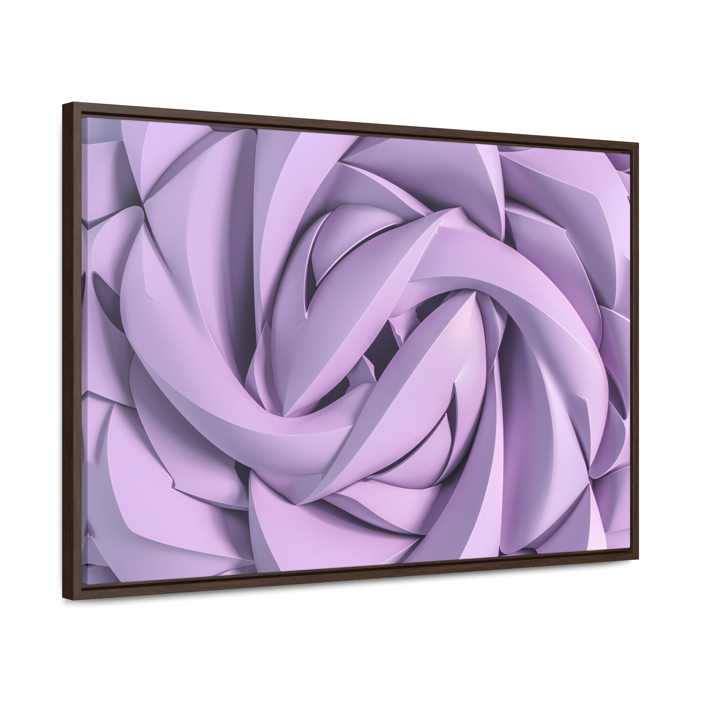 Spiral Petals - Gallery Canvas Wraps, Horizontal Frame
