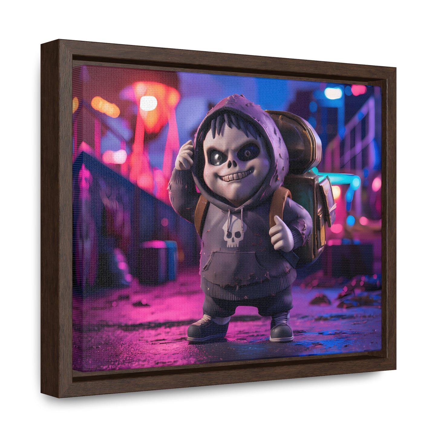 Midnight Mischief - Gallery Canvas Wraps, Horizontal Frame