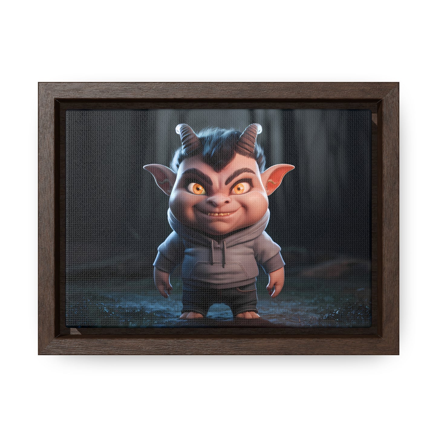 "Forest Mischief" - Gallery Canvas Wraps, Horizontal Frame
