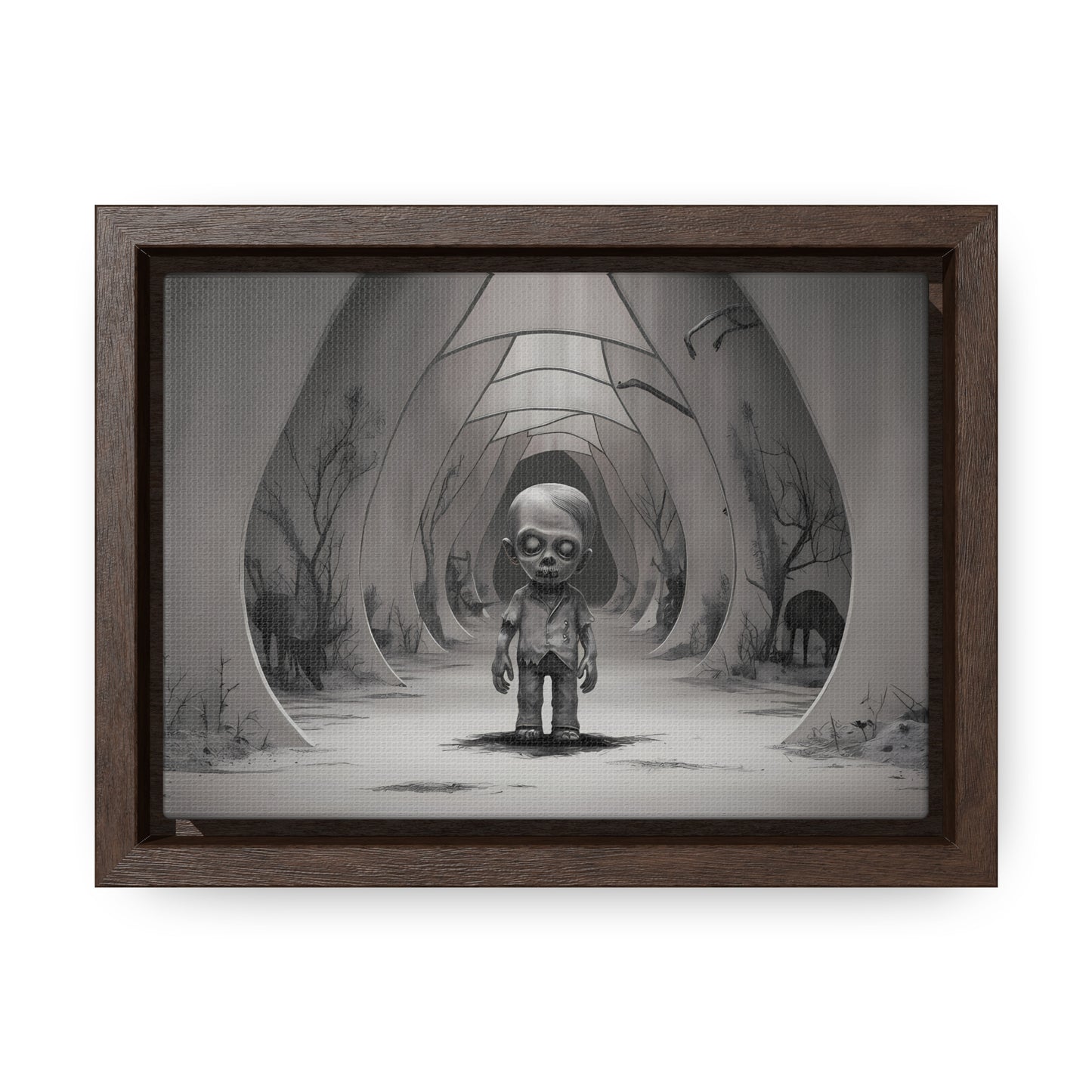 "Echoes of the Forgotten" - Gallery Canvas Wraps, Horizontal Frame