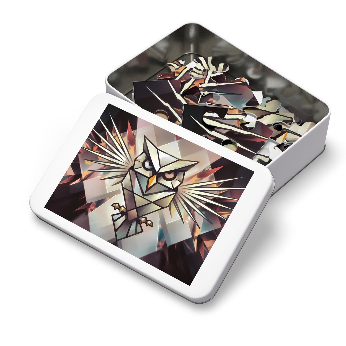 Guardian of the Geometric Night - Jigsaw Puzzle (30, 110, 252, 500,1000-Piece)