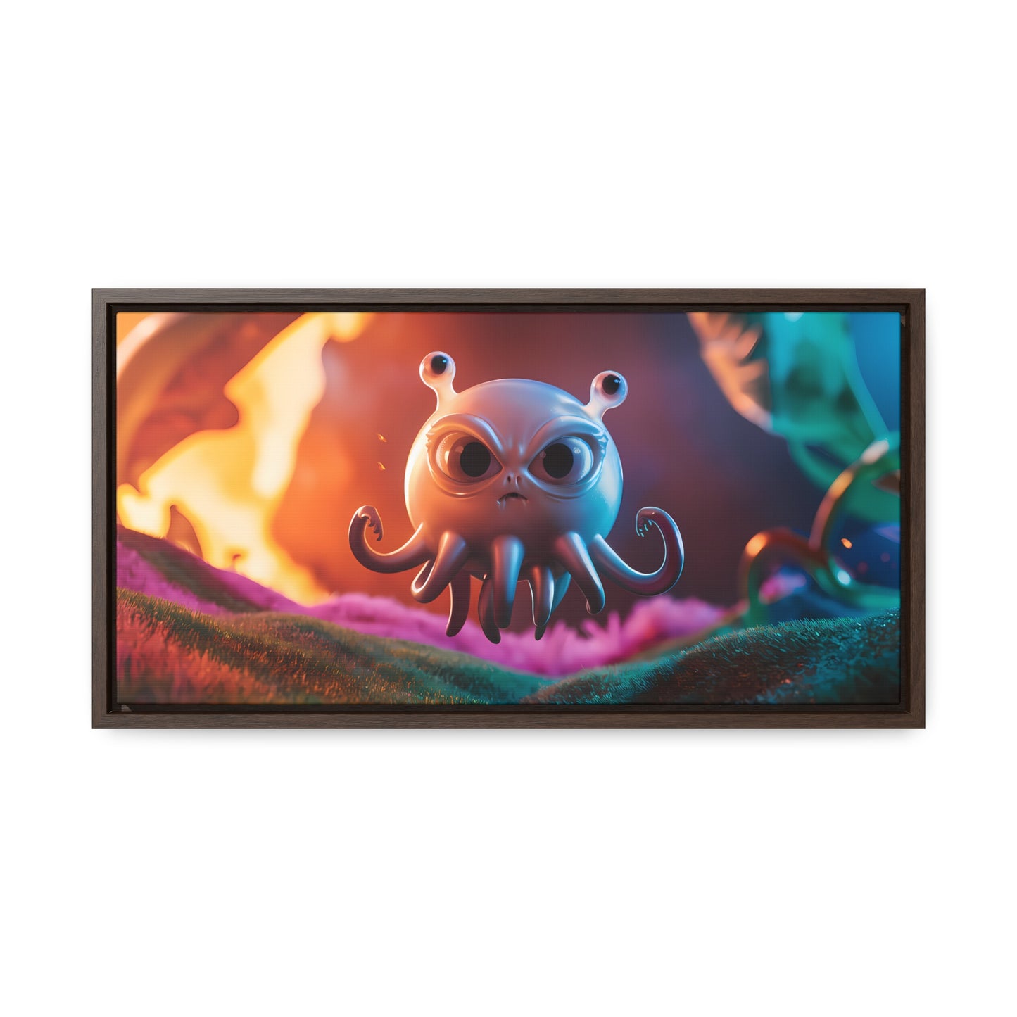 Wrath of the Alien Cephalopod - Gallery Canvas Wraps, Horizontal Frame
