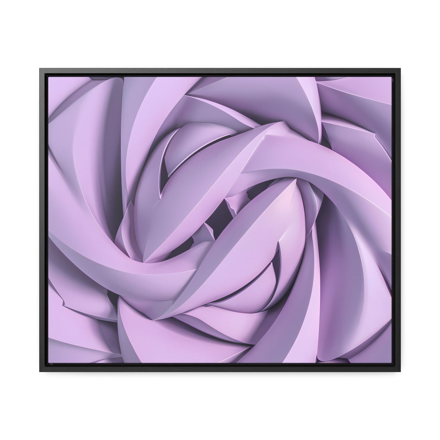 Spiral Petals - Gallery Canvas Wraps, Horizontal Frame