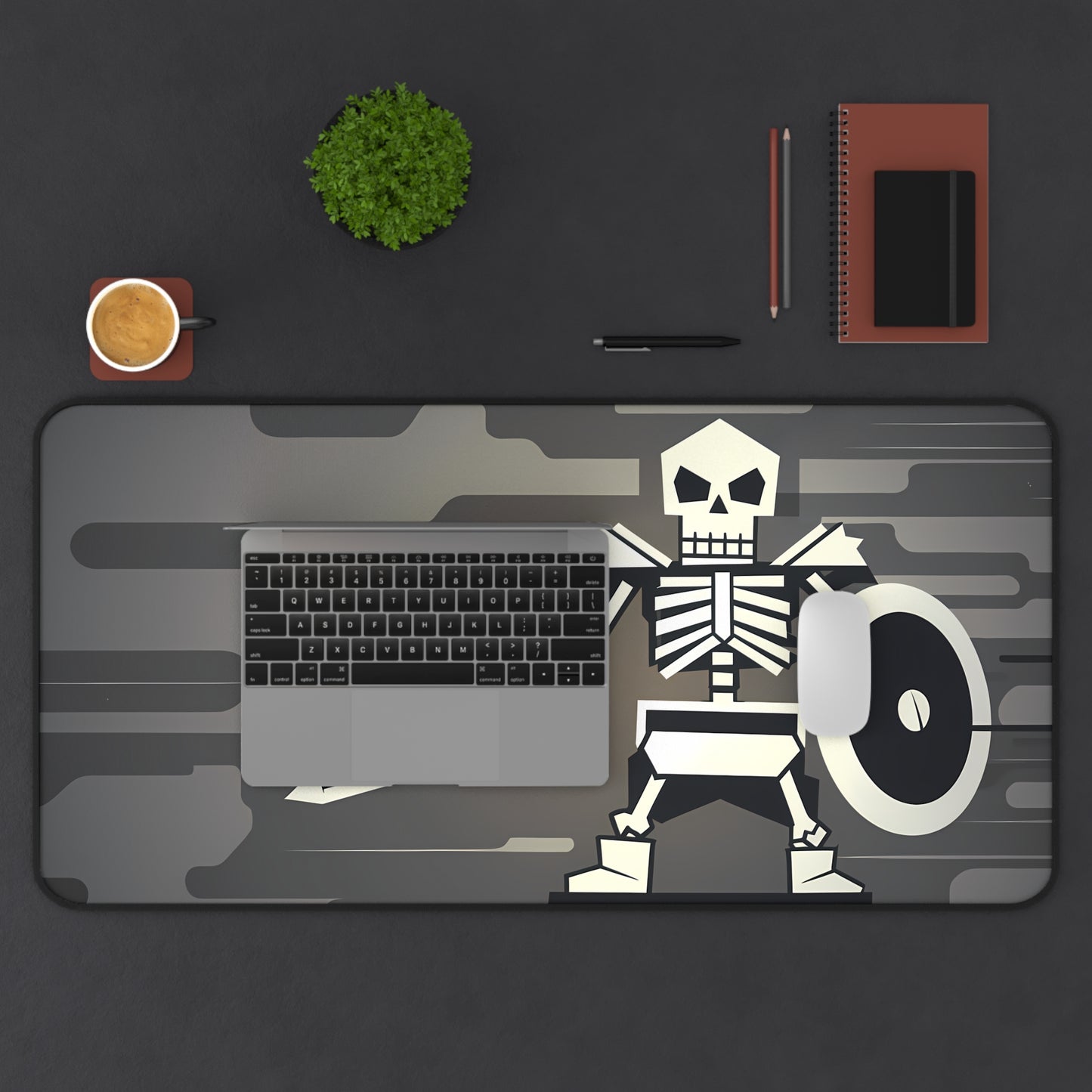Skull Knight's Vigil - Desk Mat