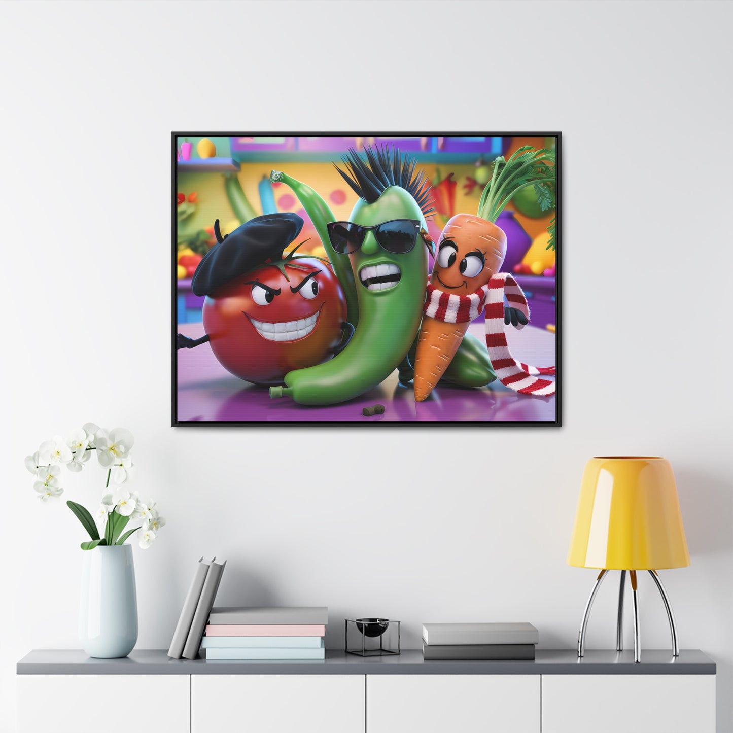 Veggie Rebels - Gallery Canvas Wraps, Horizontal Frame