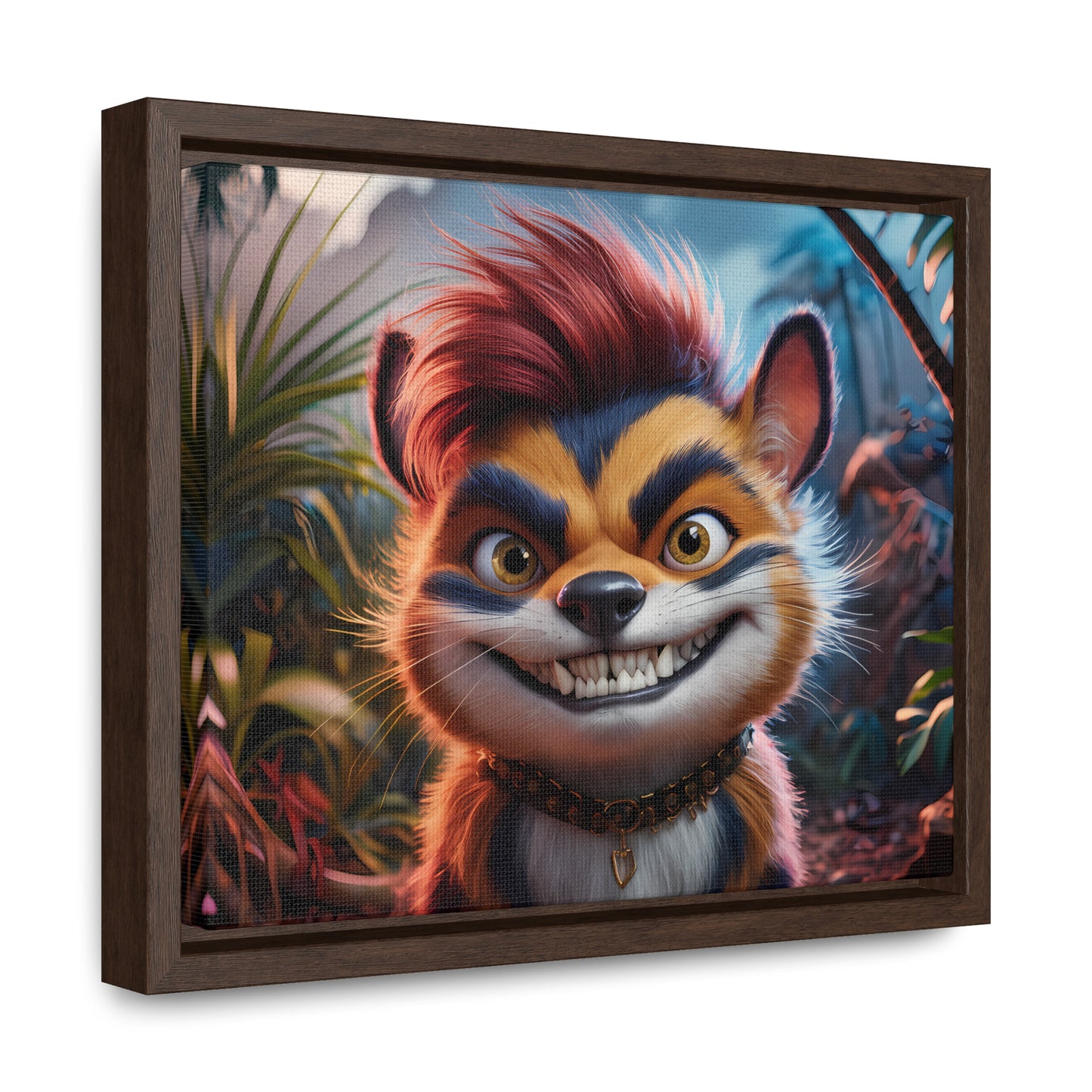 Rebel in the Jungle - Gallery Canvas Wraps, Horizontal Frame