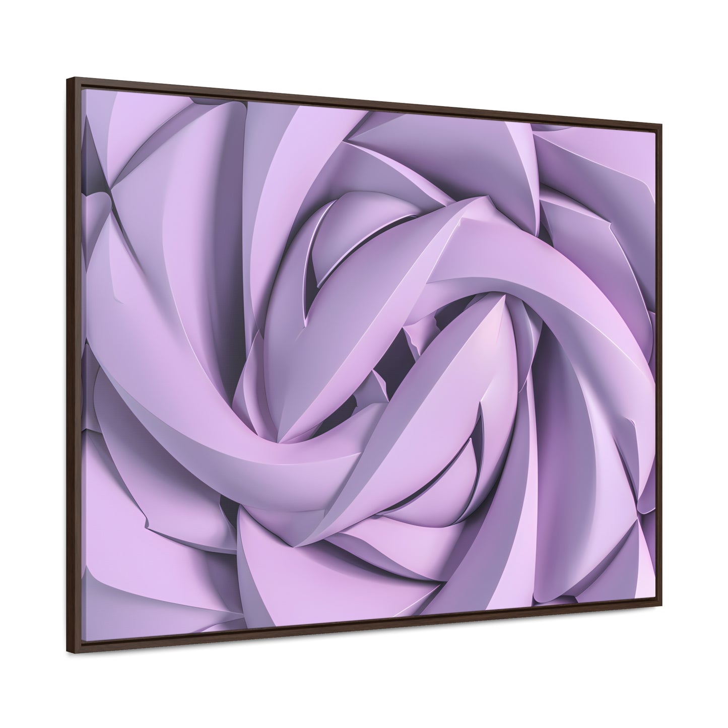 Spiral Petals - Gallery Canvas Wraps, Horizontal Frame