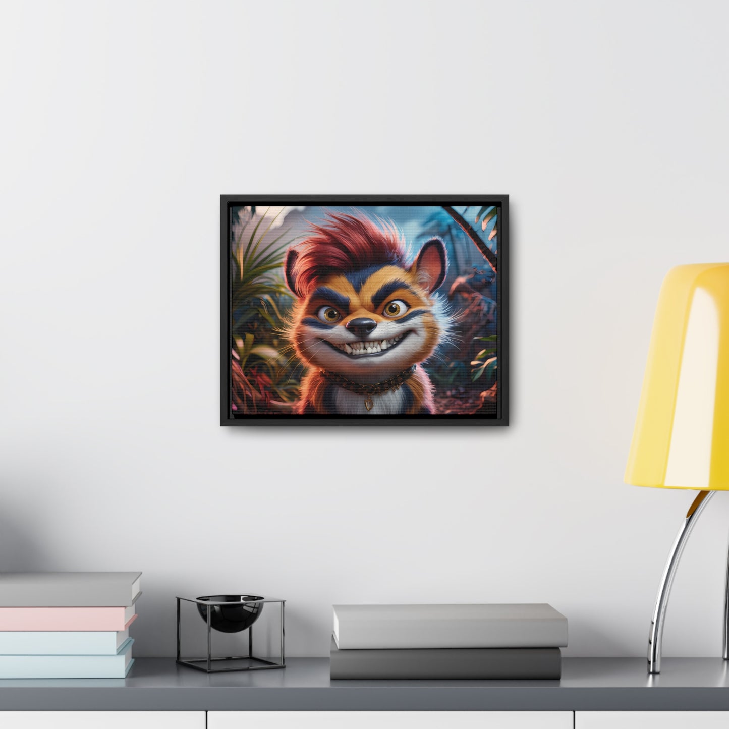 Rebel in the Jungle - Gallery Canvas Wraps, Horizontal Frame
