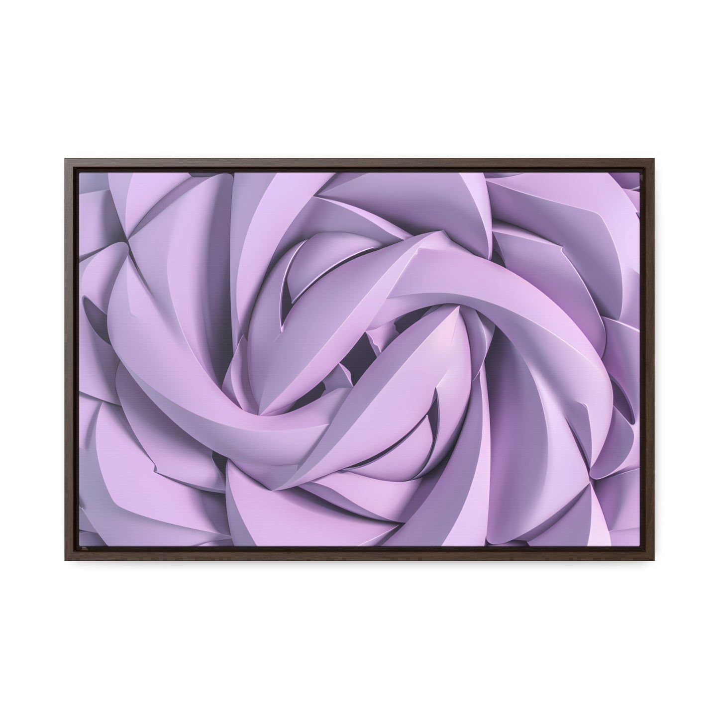 Spiral Petals - Gallery Canvas Wraps, Horizontal Frame