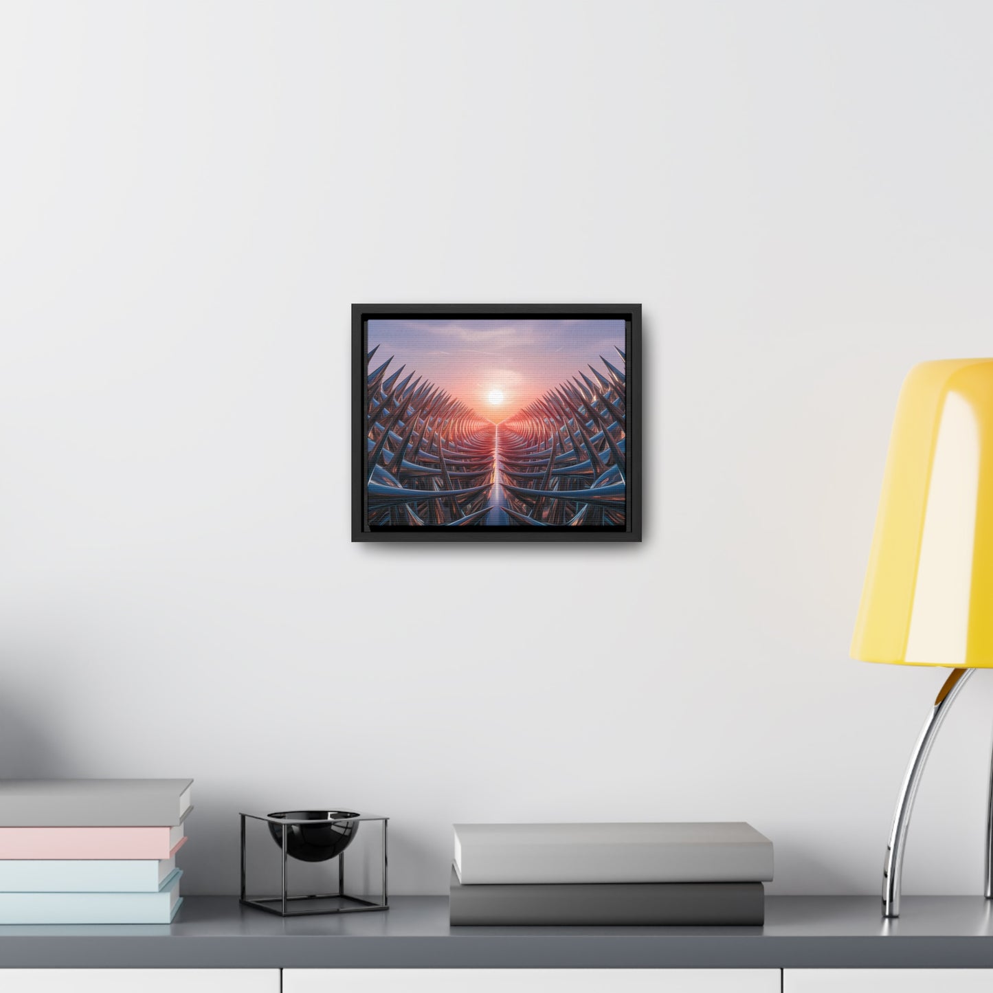 Path of Thorns at Sunrise - Gallery Canvas Wraps, Horizontal Frame