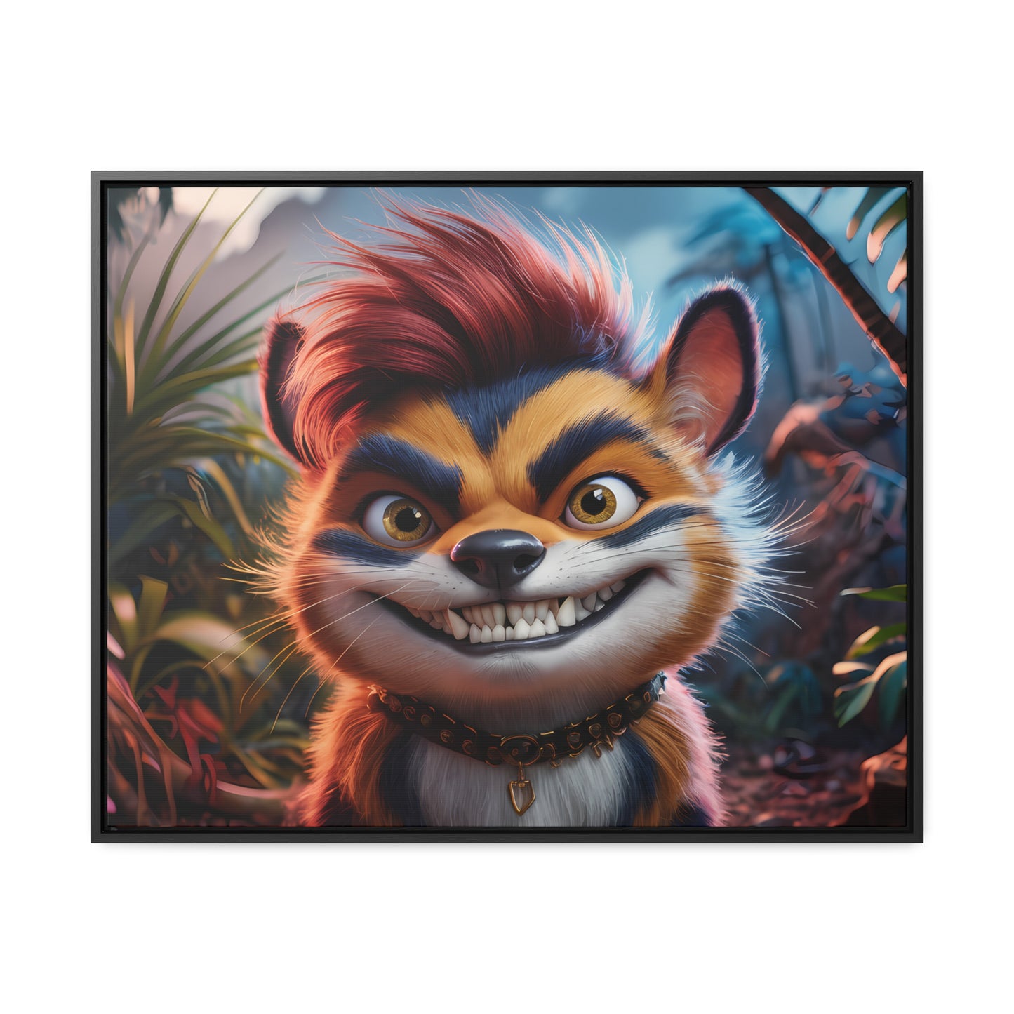Rebel in the Jungle - Gallery Canvas Wraps, Horizontal Frame